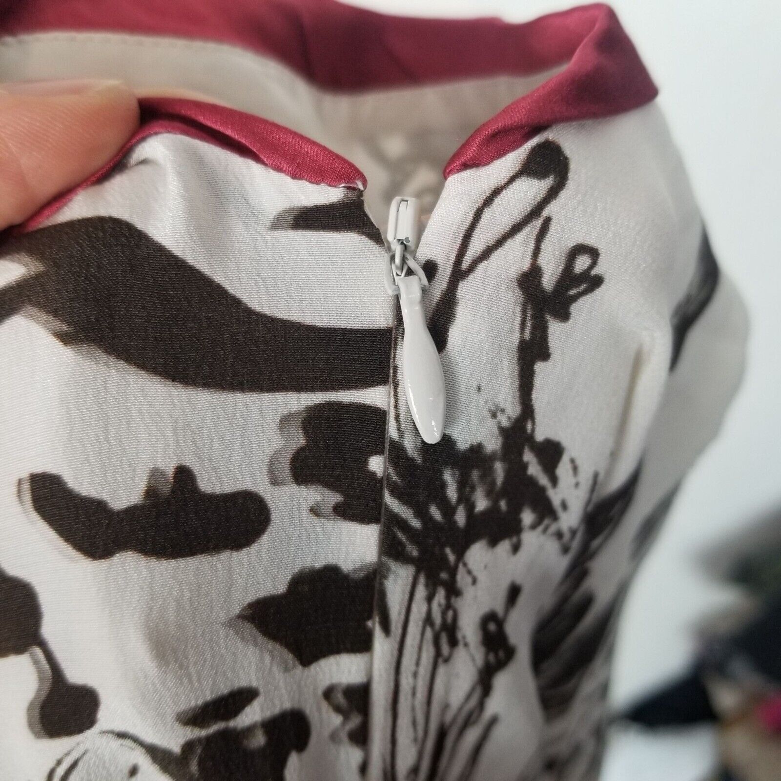 Alberta Ferretti Philosophy Di Alberta Ferretti Womens 100% Silk Animal Print Size M / US 6-8 / IT 42-44 - 10 Thumbnail
