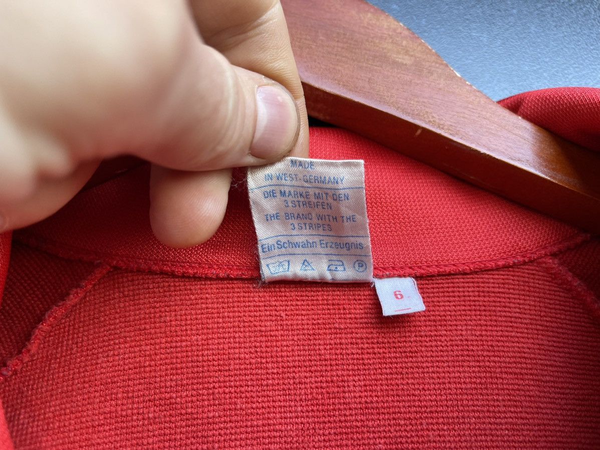 Adidas Vintage adidas Originals Tracksuit Red Made in West Germany Size US M / EU 48-50 / 2 - 6 Thumbnail