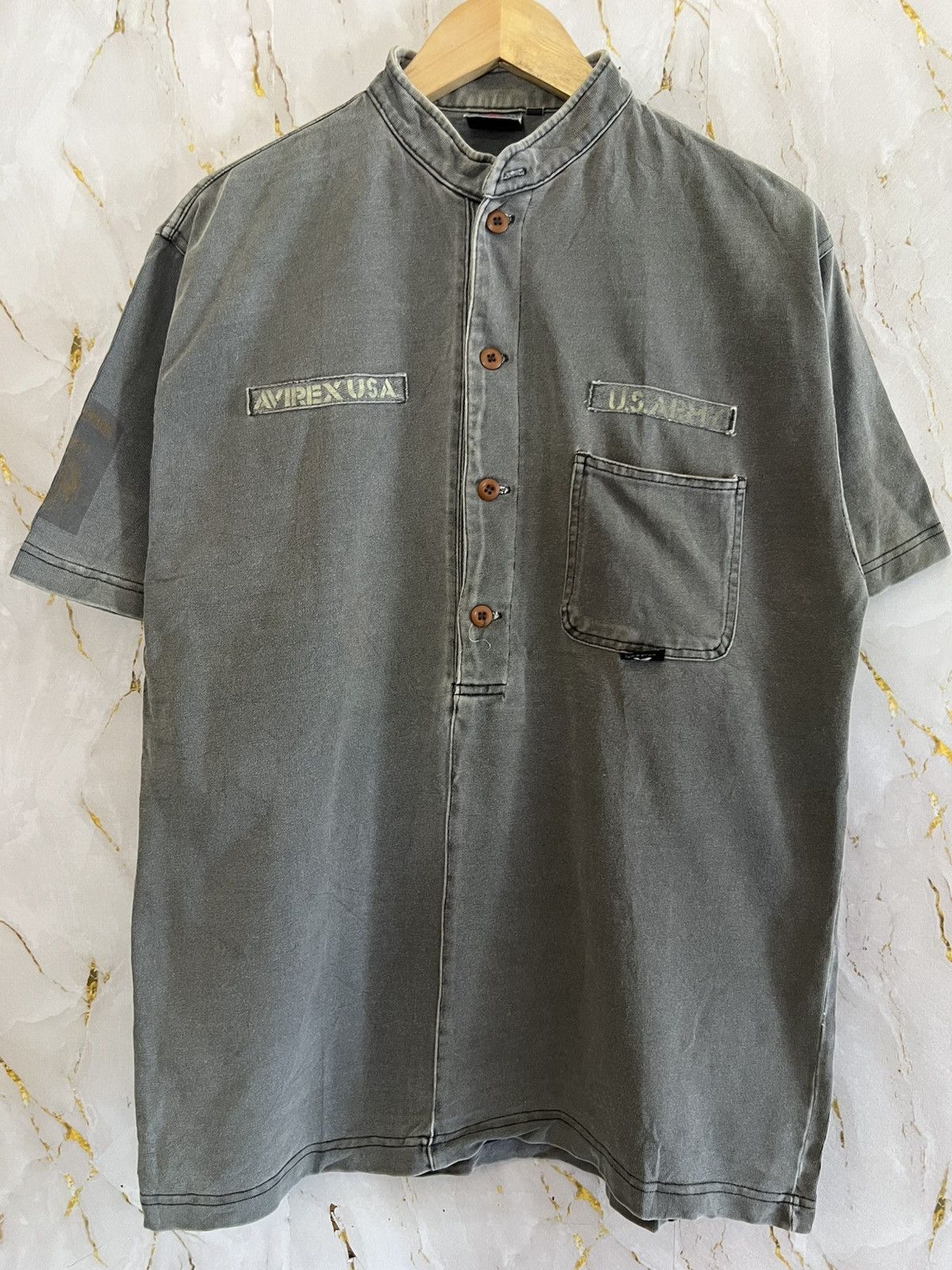 Avirex Vintage Avirex T-Shirt –Rare 90s Streetwear /Hip-Hop Archive Size US L / EU 52-54 / 3 - 1 Thumbnail