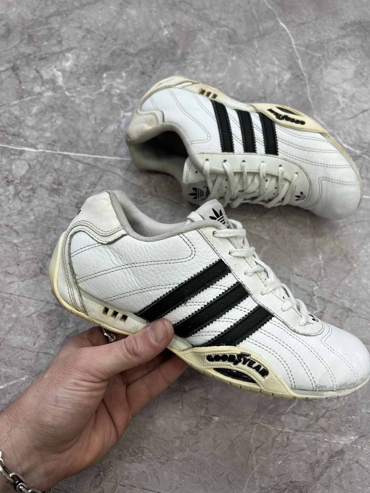 Adidas × Vintage SALE✅✅Vintage Adidas Y3 Style Boxing leather Sneakers Size US 7.5 / IT 37.5 - 3 Thumbnail