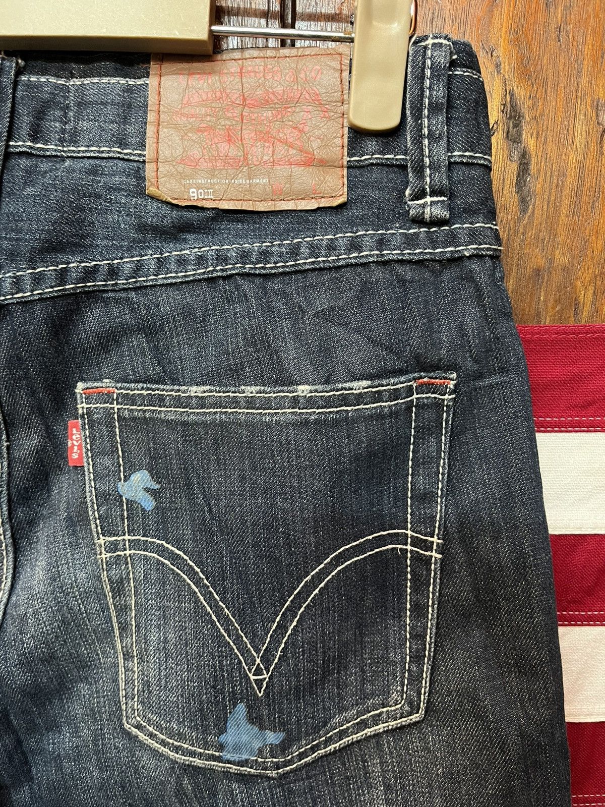 Levi's Vintage Y2K Levis X Clot Collaboration Denim Size US 29 - 11 Thumbnail