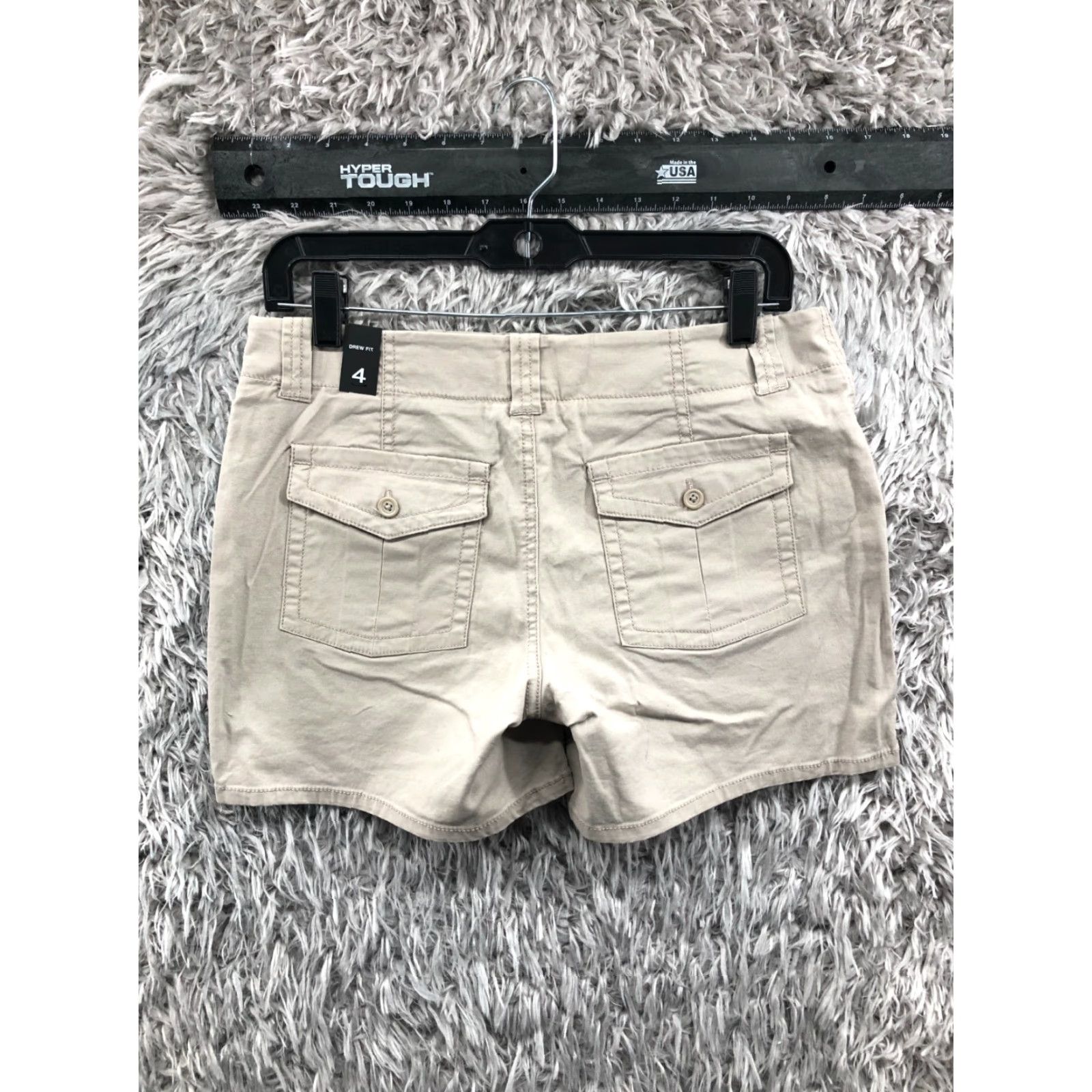 Vintage The Limited Chino Shorts Womens Size 4 Mid Rise Beige Medium Wash Size 27" / US 4 / IT 40 - 4 Thumbnail