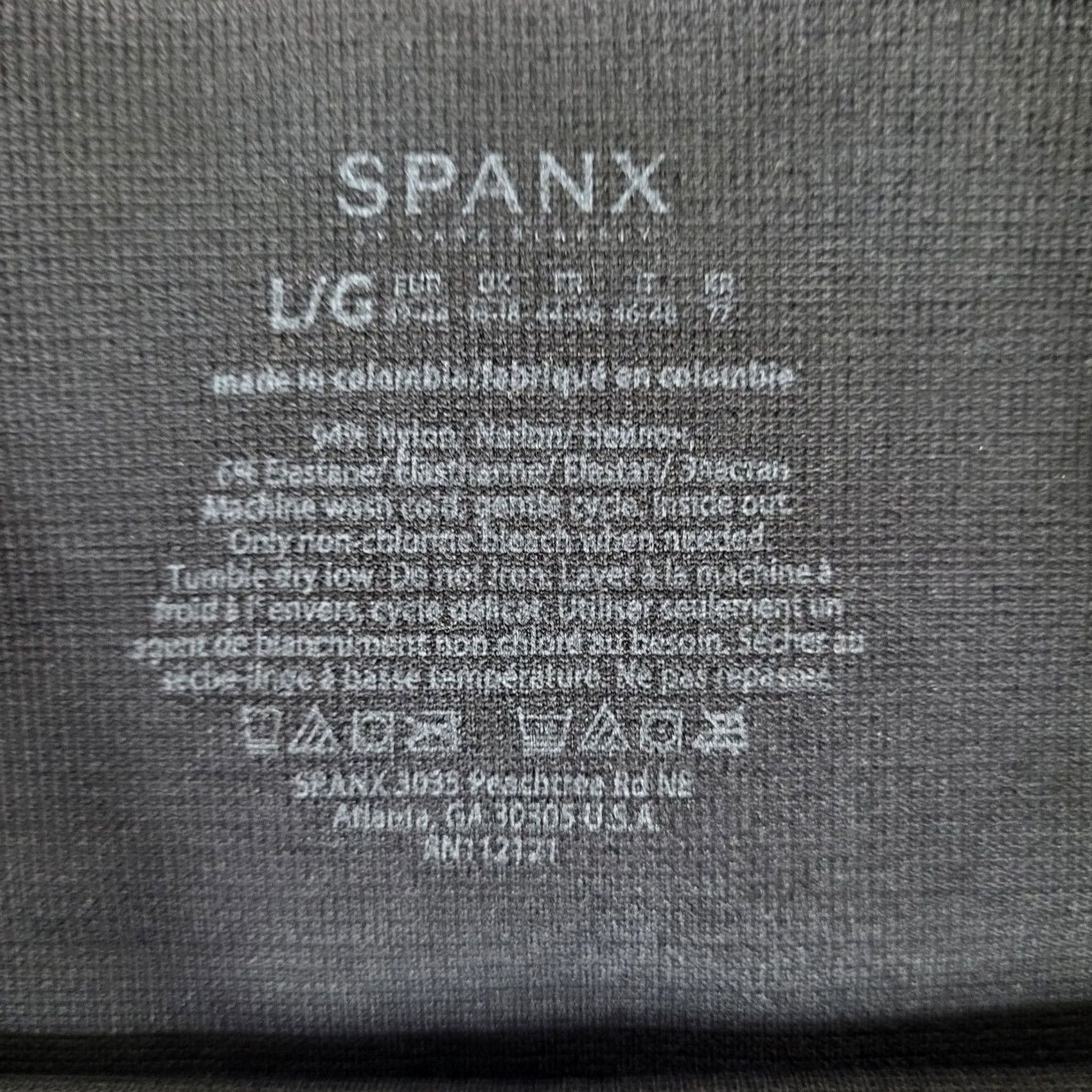 Spanx Spanx Women's black Ankle leggings Size L/G Regular Stretch Nylon Spandex Size 36" / US 14 / IT 50 - 2 Thumbnail