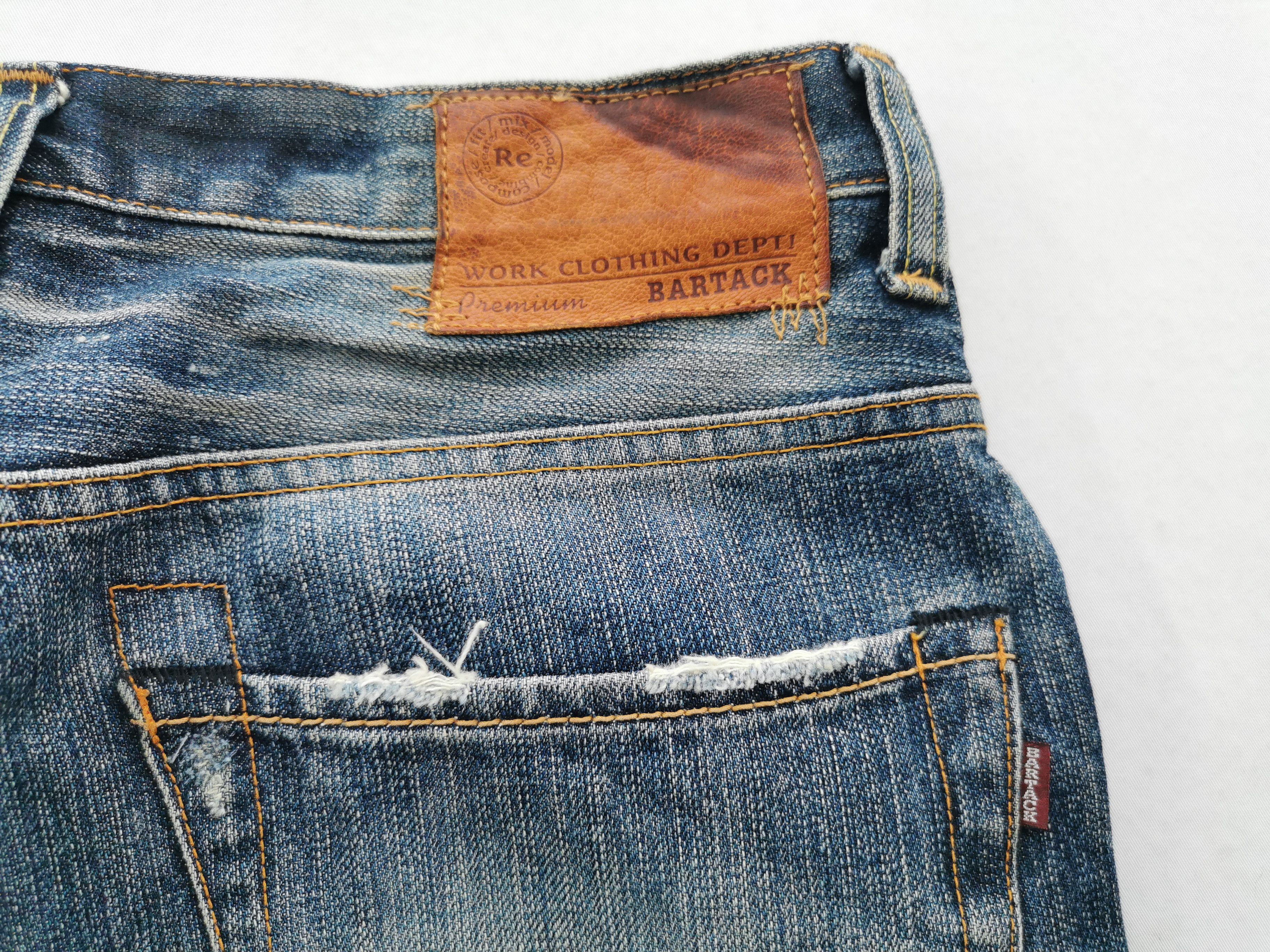 Vintage Distressed Vintage 90's Bartack Selvedge Denim Size M Size US 33 - 6 Thumbnail