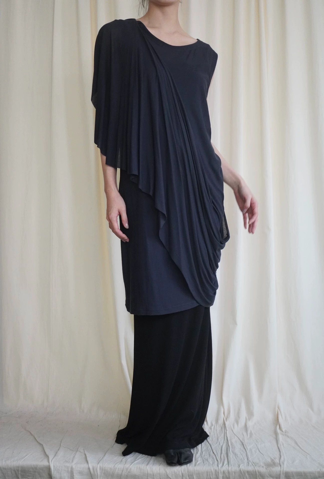 MM6 MM6 2000s Navy Blue Wrap Dress M 9/10 Size M / US 6-8 / IT 42-44 - 9 Thumbnail