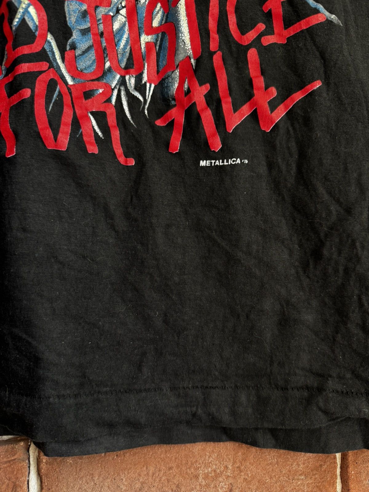 Band Tees Vintage OG 1988 METALLICA And Justice For All Metal Band Tee Size US XL / EU 56 / 4 - 6 Thumbnail