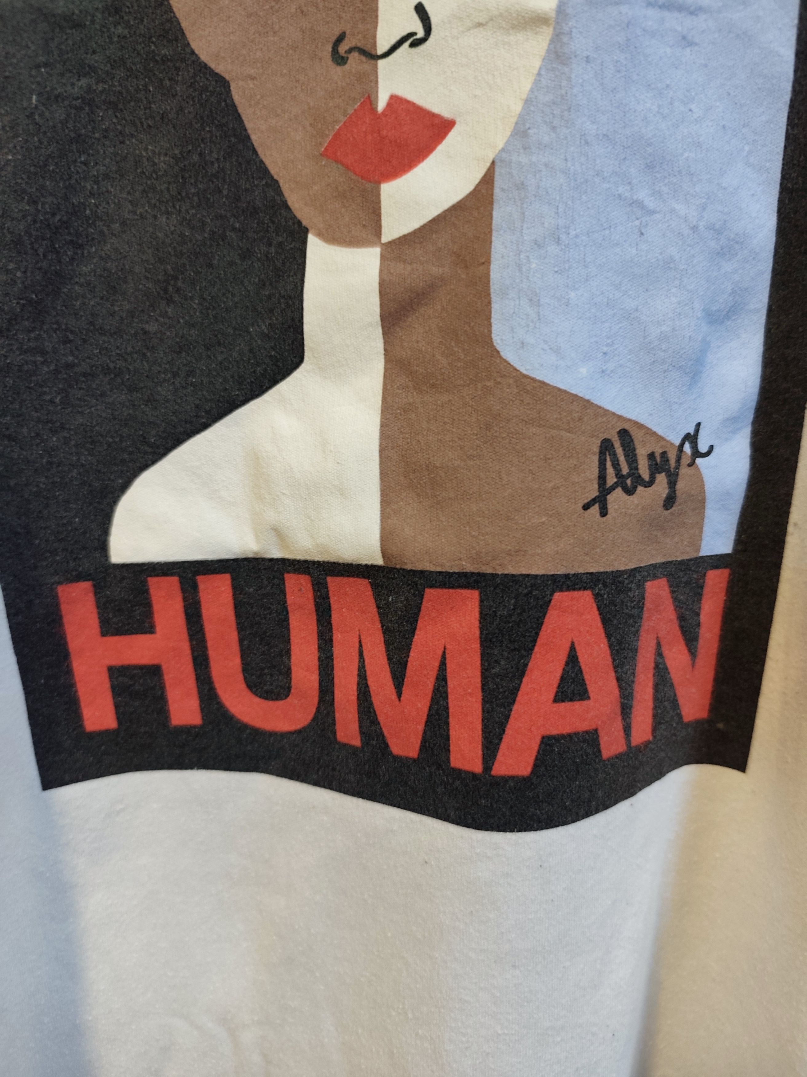 1017 ALYX 9SM 1017 ALYX 9SM Alyx Visual "One Race Human" Graphic T-Shirt Size US XL / EU 56 / 4 - 3 Thumbnail