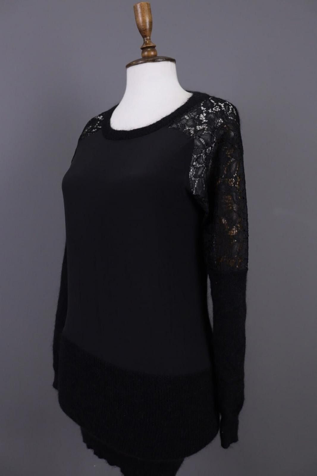 Allsaints AllSaints Black Silk Knit Dress Size UK 6 / US 2 / EU 34 Size XS / US 0-2 / IT 36-38 - 8 Thumbnail