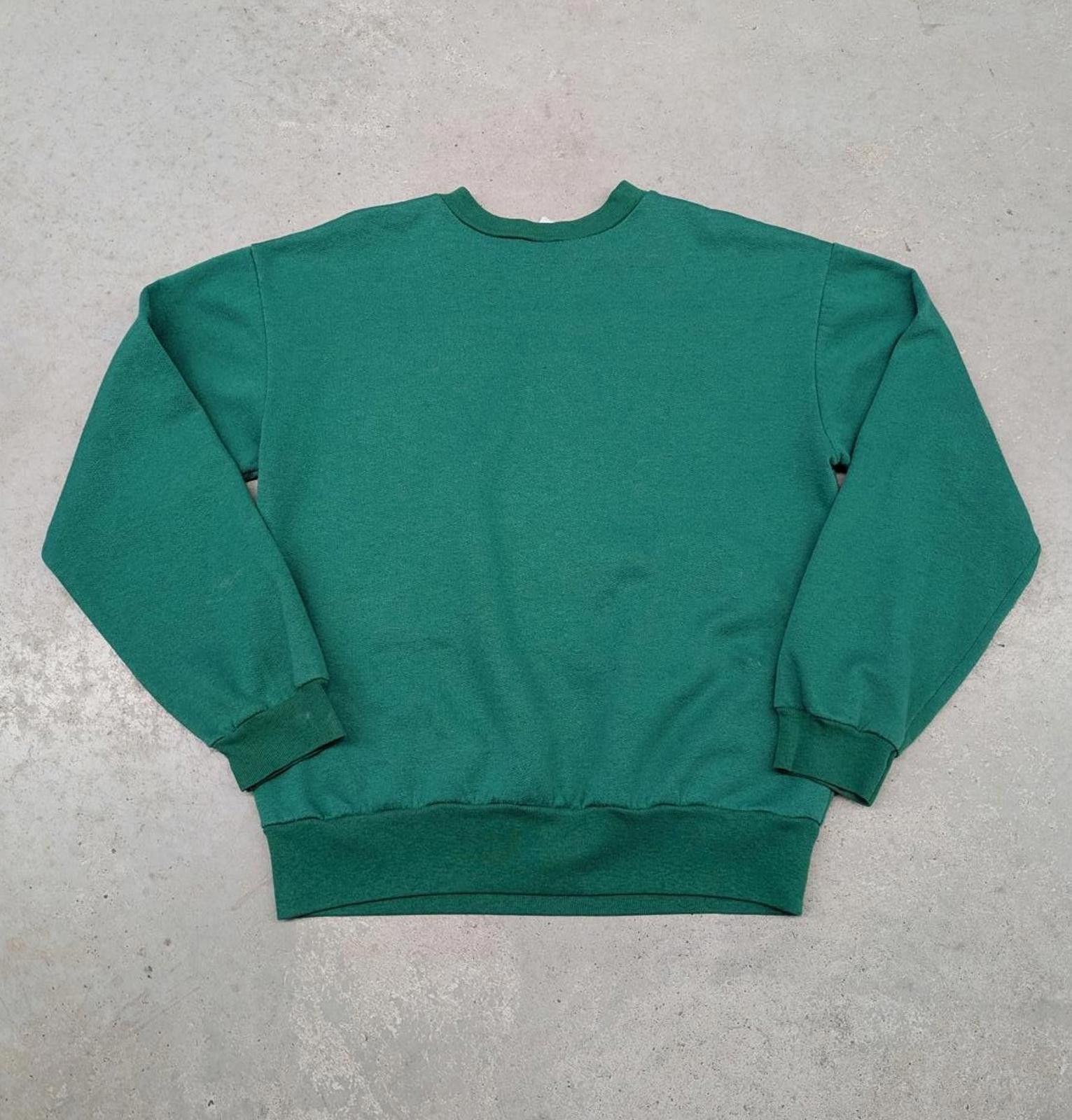 Vintage Vintage 90s Michigan State Spartans Green Crew Neck Sweater Size US S / EU 44-46 / 1 - 3 Thumbnail
