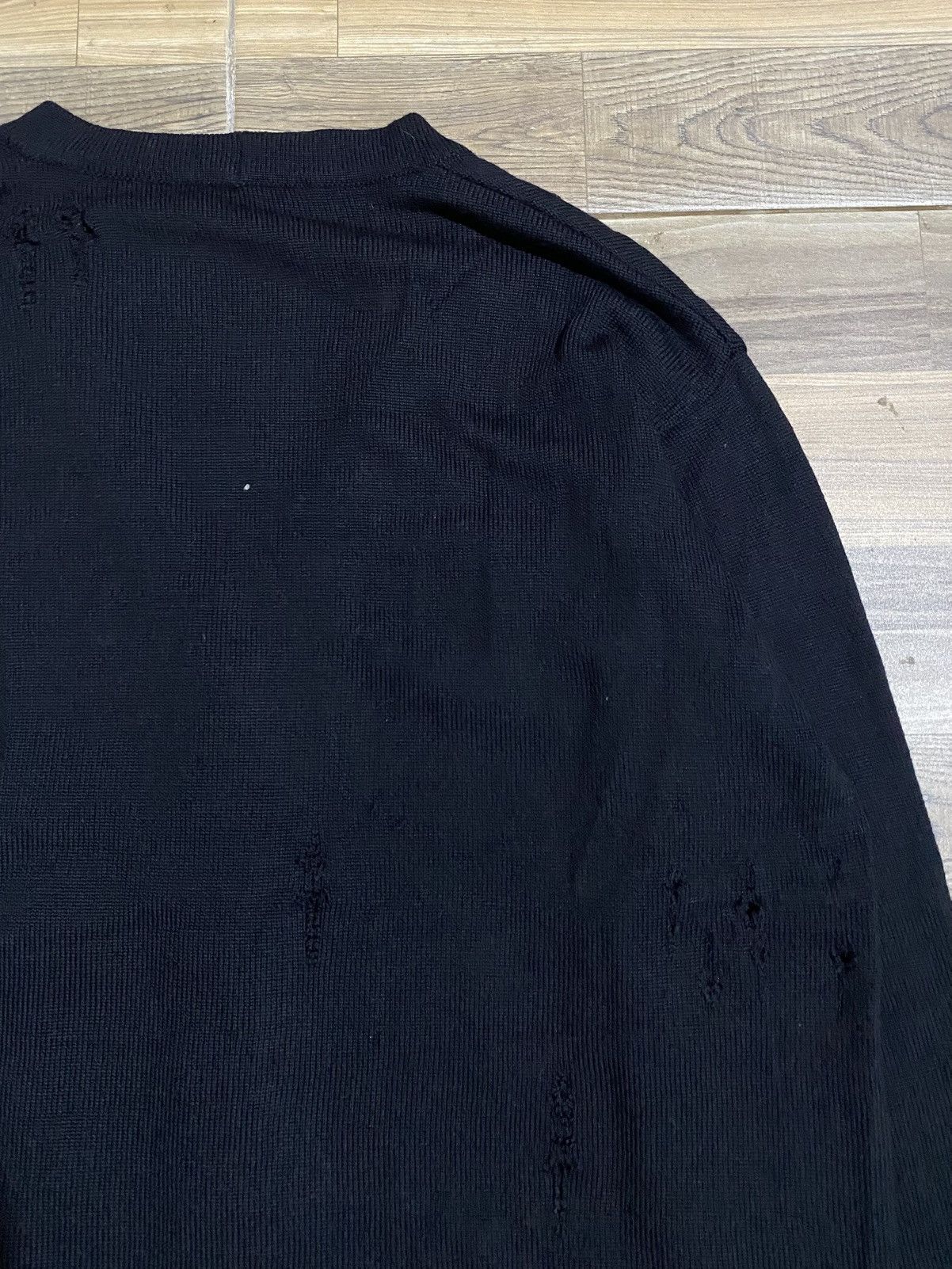 Designer × Salvatore Ferragamo × Vintage SALVATORE FERRAGAMO CARDIGAN DISTRESSED Size S / US 4 / IT 40 - 10 Thumbnail