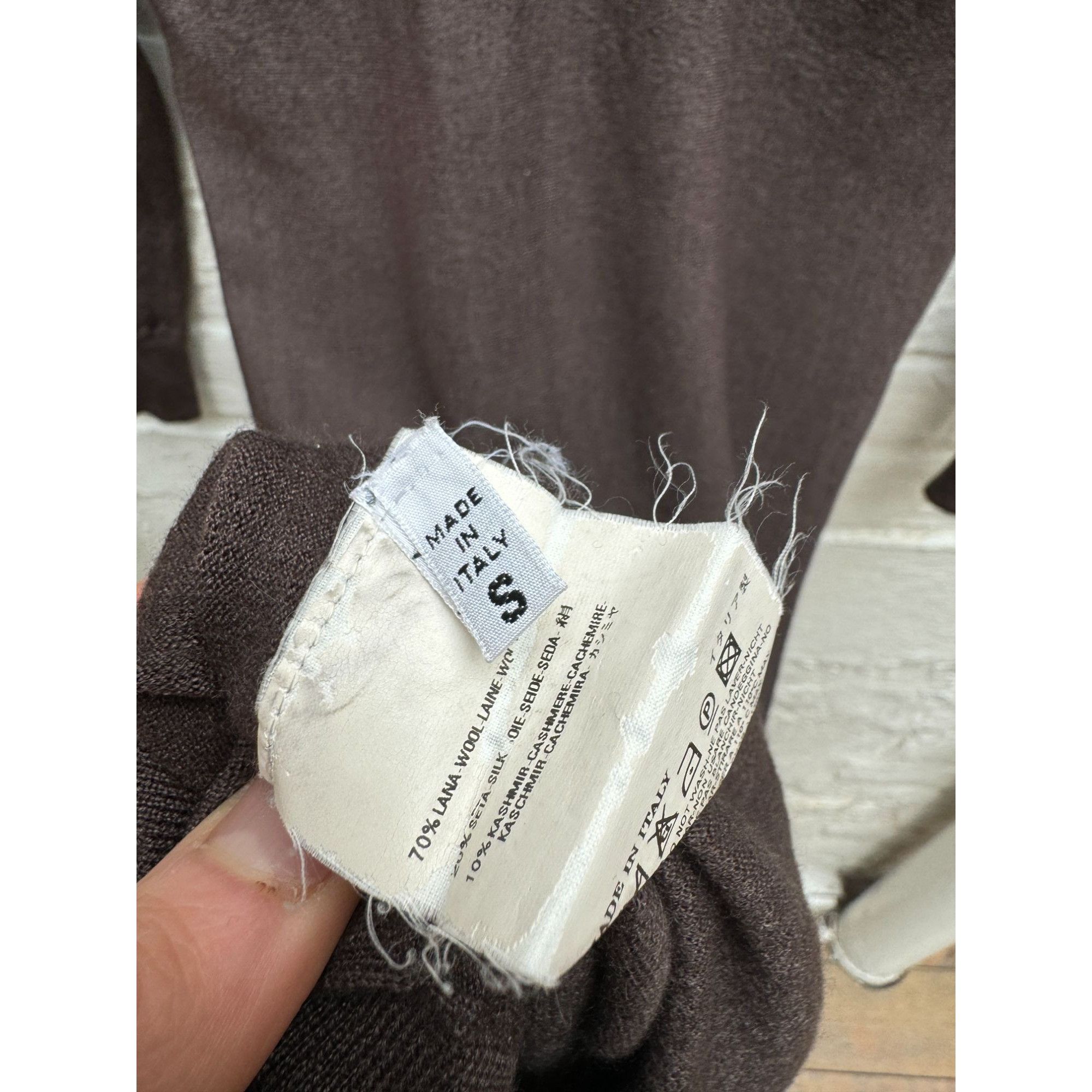 Maison Margiela FW 2008 4 Stitches Grey Wool Dress Size S / US 4 / IT 40 - 6 Thumbnail