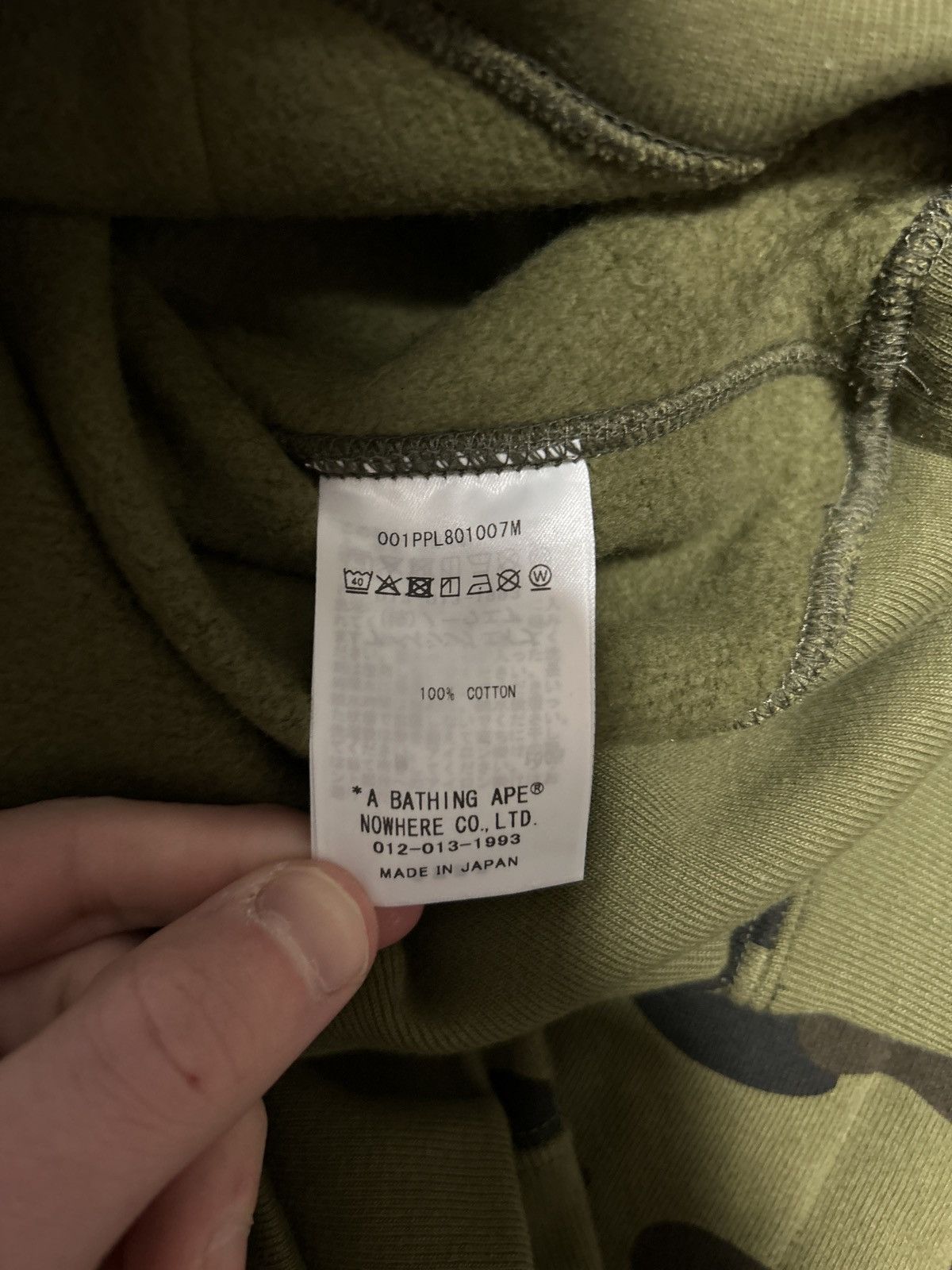 Bape NEW Bape Green Camo 1st Camo Pullover Hoodie Size US L / EU 52-54 / 3 - 18 Thumbnail