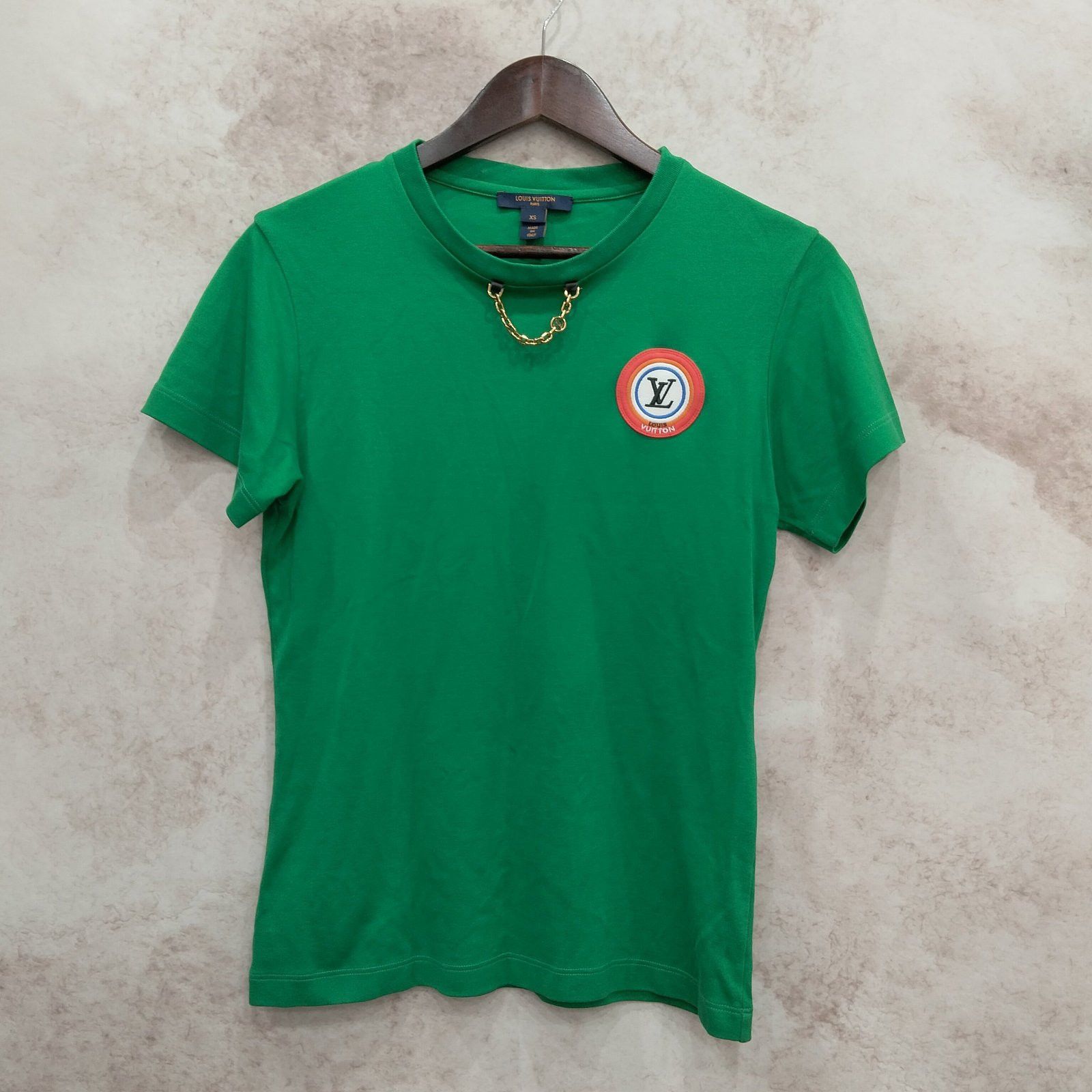 Louis Vuitton Louis Vuitton Chain Logo Patch T-Shirt Size XS Size XS / US 0-2 / IT 36-38 - 1 Thumbnail
