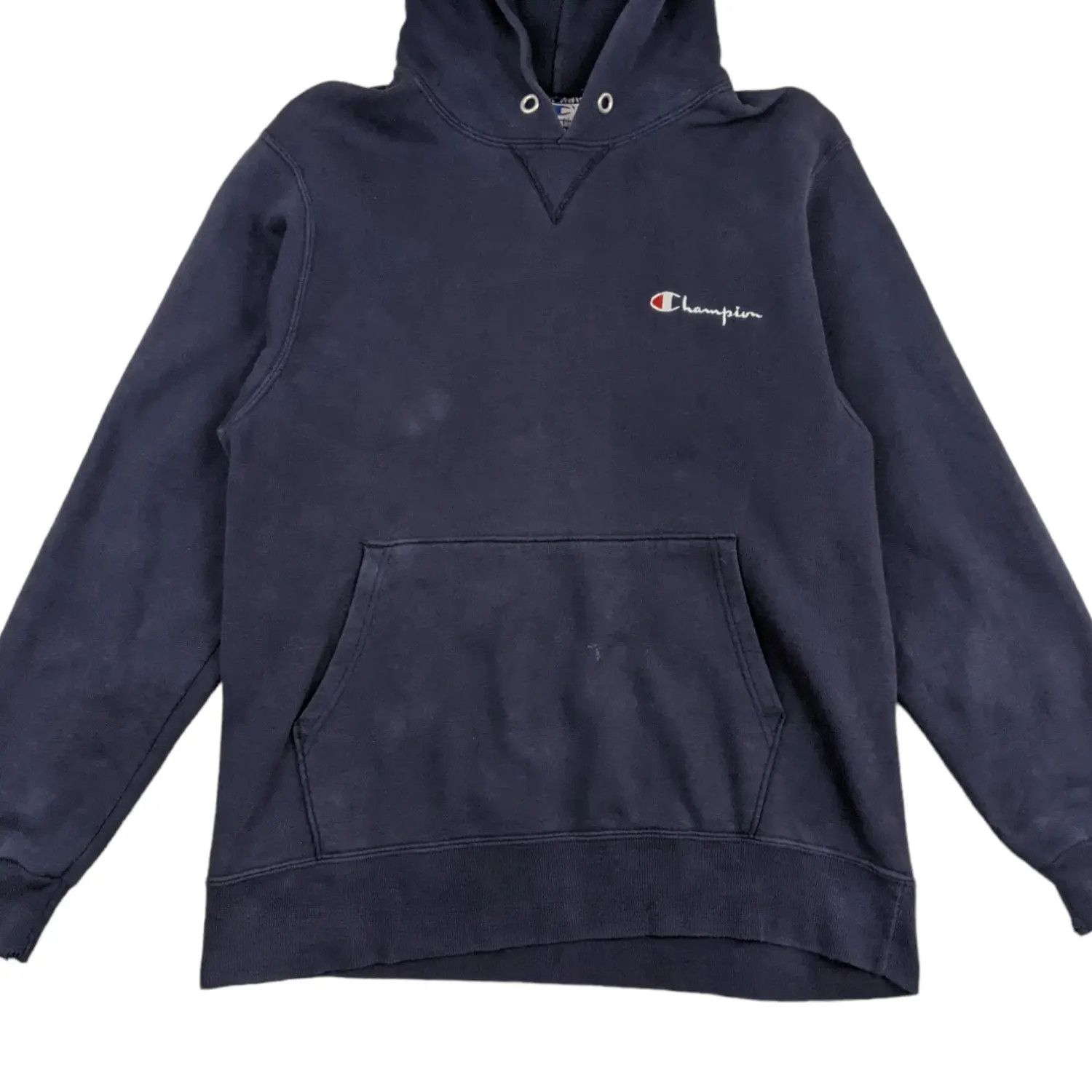 Champion × Vintage Vintage 90's CHAMPION Plain Hoodie Size M / US 6-8 / IT 42-44 - 2 Thumbnail
