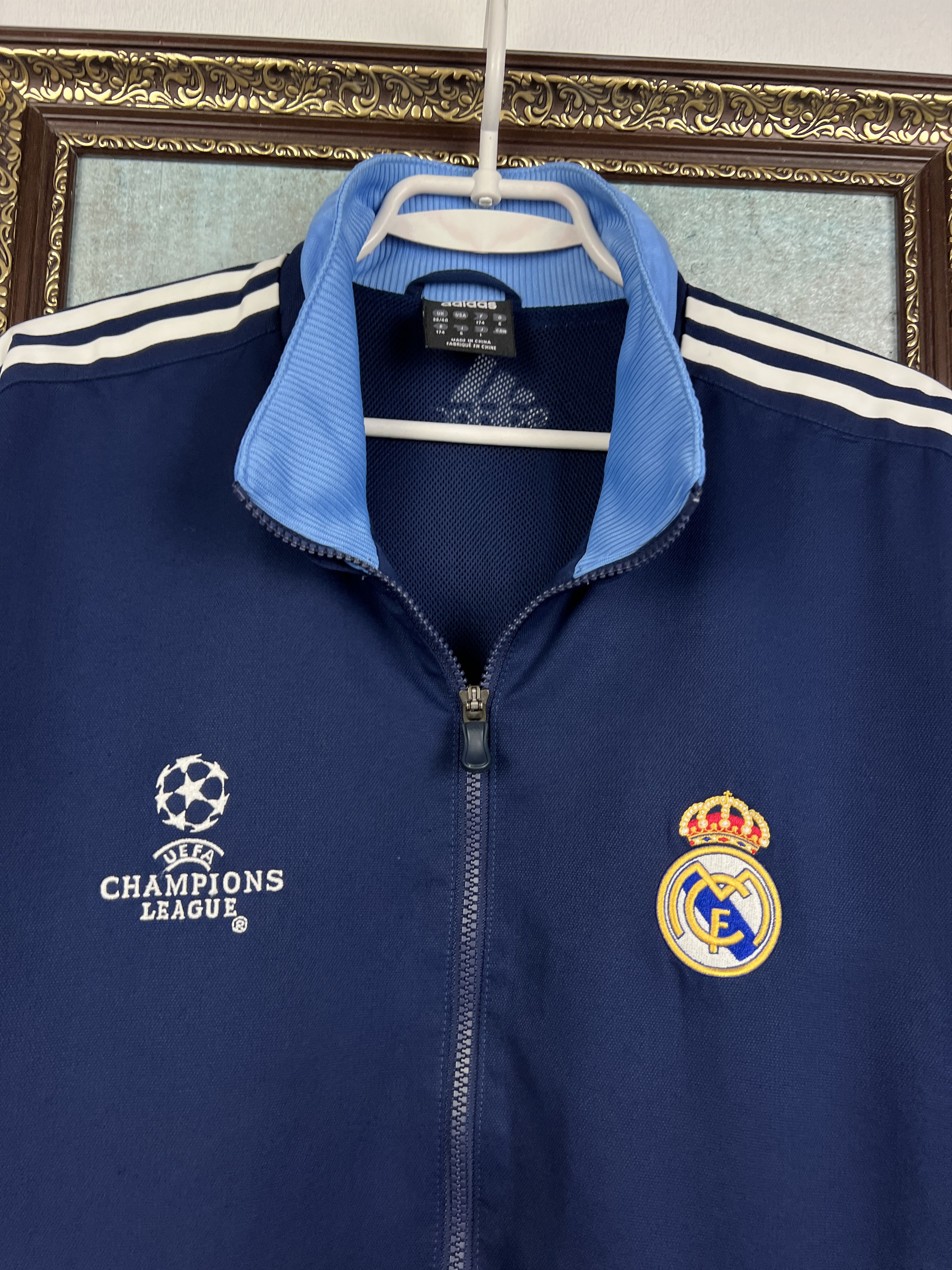Adidas Vintage Adidas Real Madrid Football Jacket Soccer Track Top Size US M / EU 48-50 / 2 - 3 Thumbnail