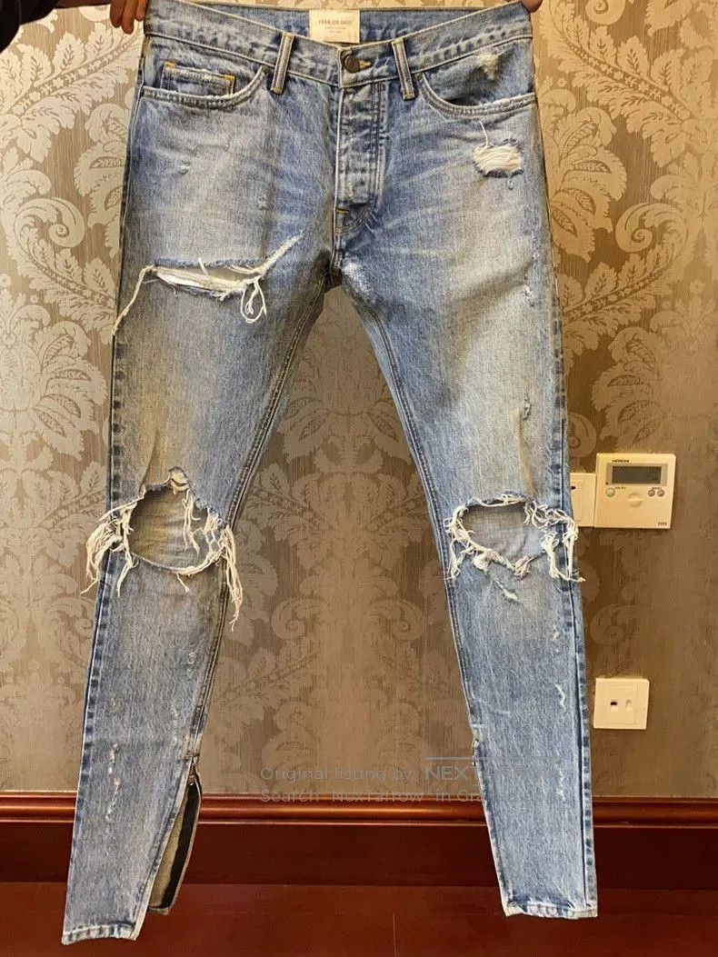 Fear of God Fear of God 4th Season Distressed Jeans. Size US 31 - 1 Thumbnail