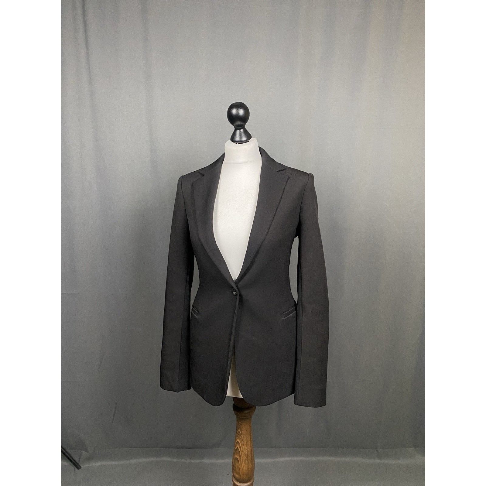 Gucci Gucci Vintage Silk Women's Black Wool Blazer Jacket Size 2 Size XS / US 0-2 / IT 36-38 - 4 Thumbnail