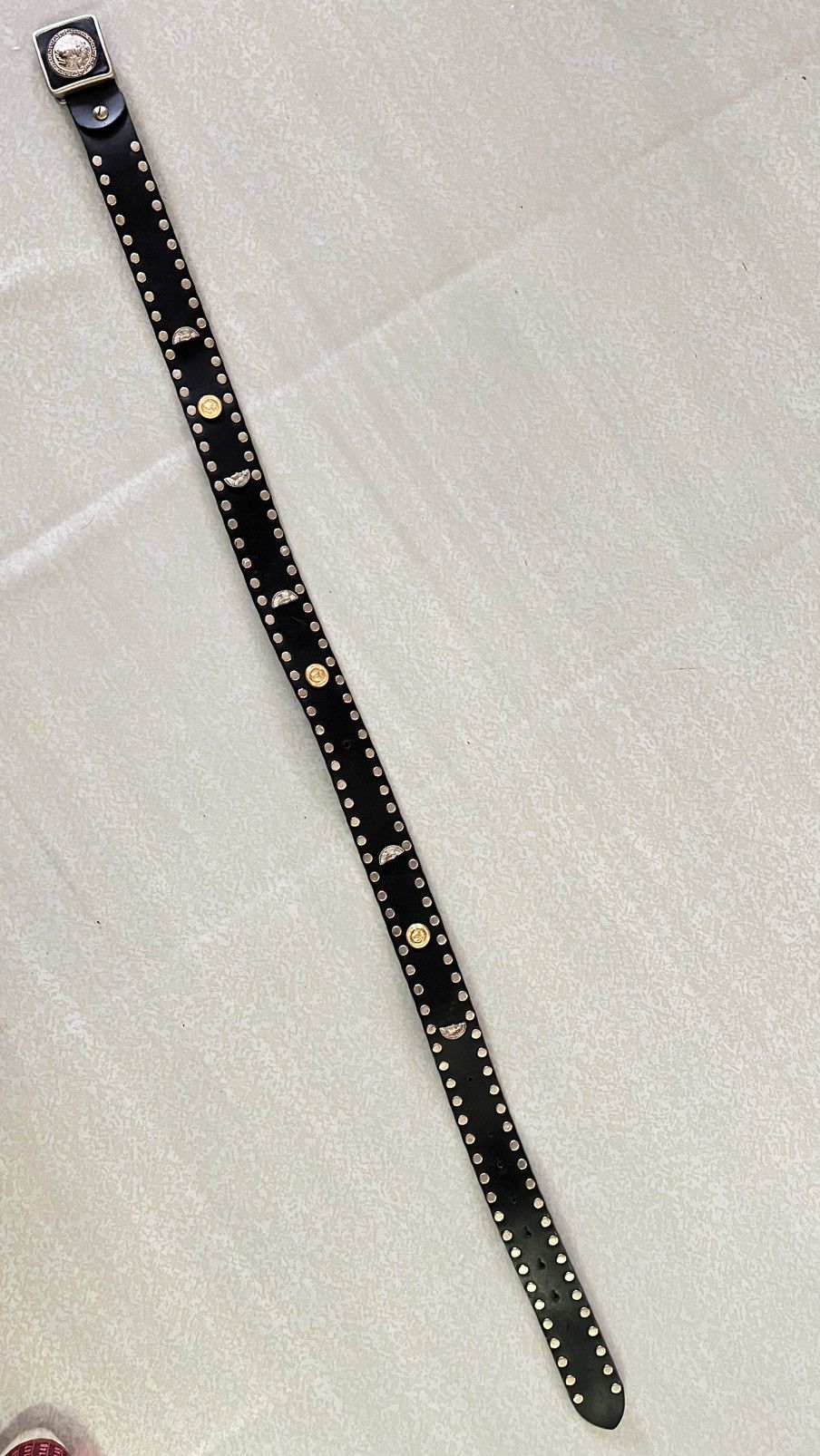 Versace Vintage Versace Medusa Belt Size 36 - 13 Thumbnail