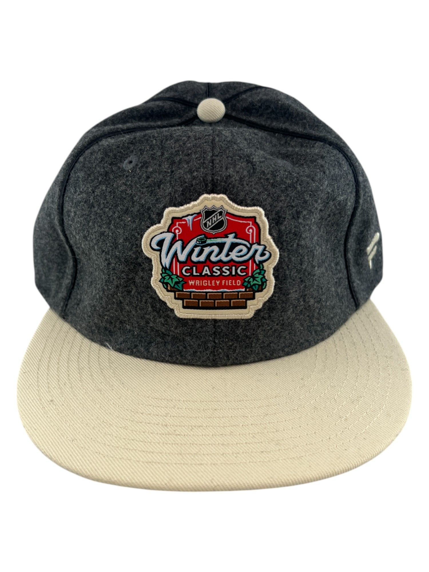 NHL Blackhawks 2025 NHL Winter Classic Hat Fanatics Gray Wrigley Size ONE SIZE - 1 Thumbnail
