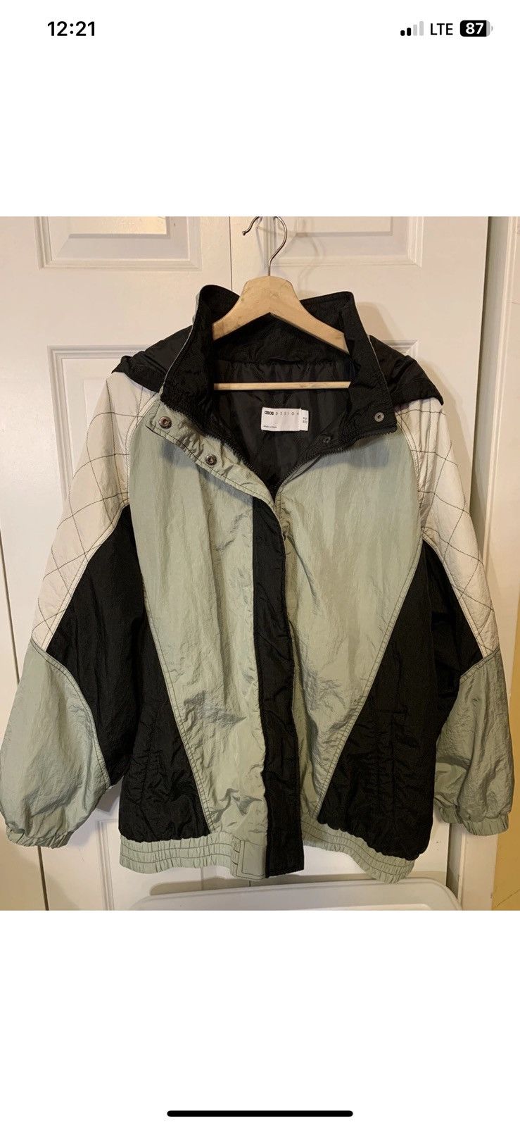 Asos Asos design womens sz 14 snow jacket windbreaker Size ONE SIZE - 3 Thumbnail