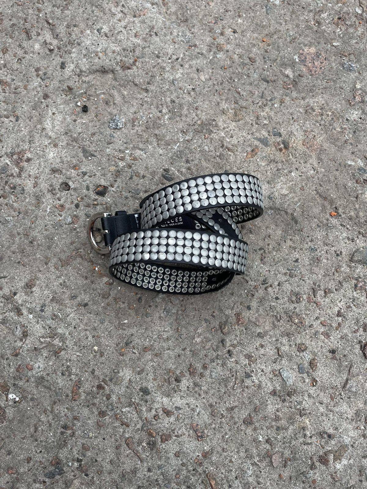 Japanese Brand × Vintage Crazy Y2K Studded Gothic Rock Metal Punk Belt Size ONE SIZE - 2 Thumbnail