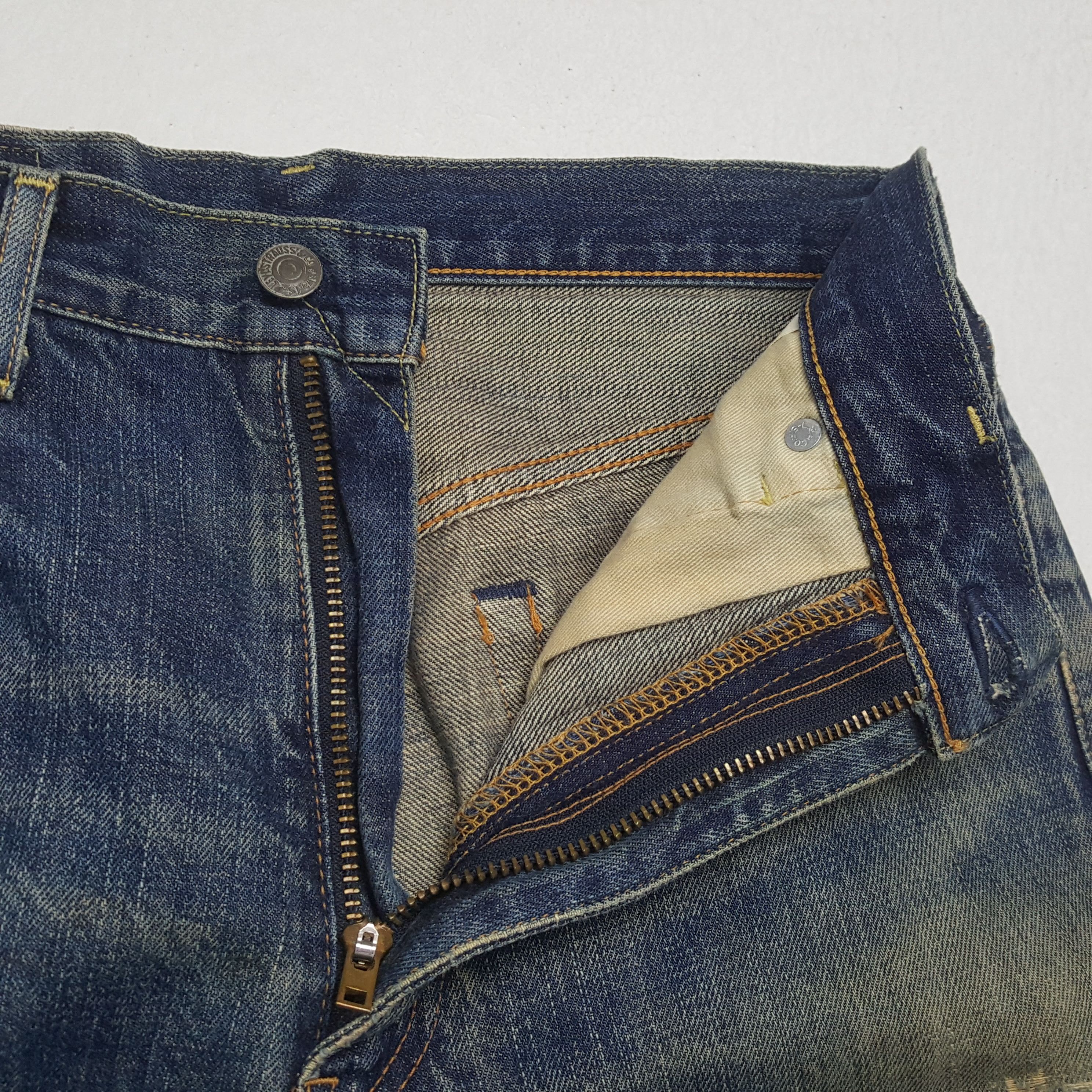 Levi's × Vintage LEVI'S Big E Selvedge Streetwear Style Distressed Jeans Size US 28 / EU 44 - 13 Thumbnail