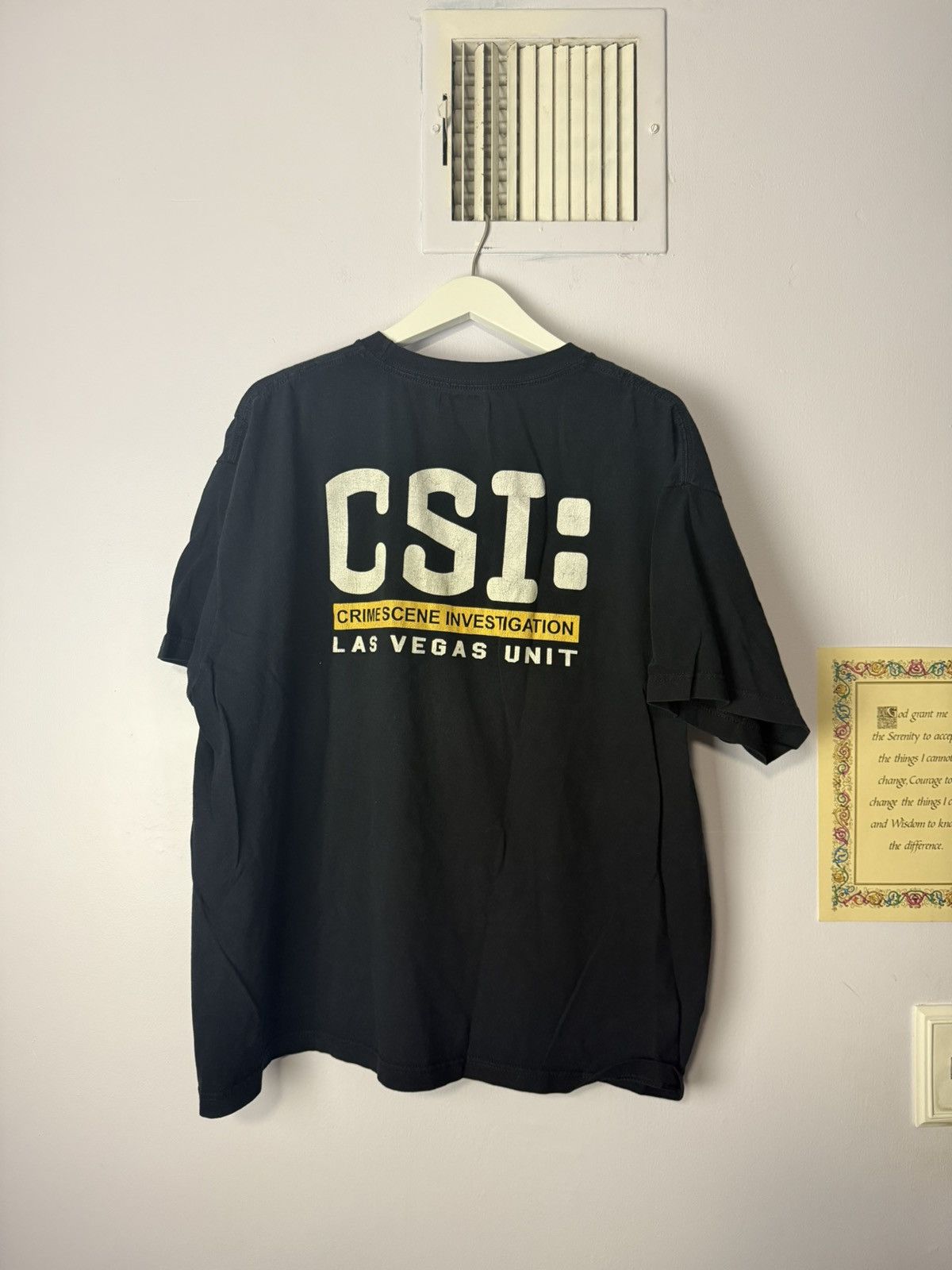 Vintage Black Vintage CSI Tee Shirt Size XL Tv Show Size US XL / EU 56 / 4 - 4 Thumbnail