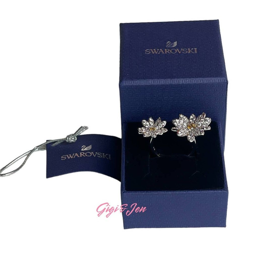 Swarovski Swarovski Eternal Flower open ring metal finish SIZE 52/ 6 Size ONE SIZE - 7 Thumbnail