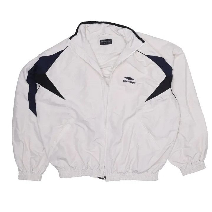 Balenciaga Balenciaga Letter Embroidered Zip-Up Jacket Size US XXS / EU 40 - 1 Thumbnail