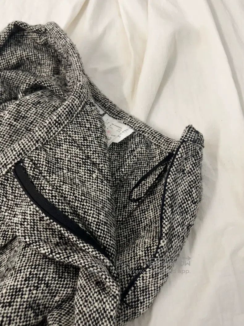 Comme des Garcons Comme Des Garcons size M Wool Tweed Pleated Skirt Size 22" - 8 Thumbnail