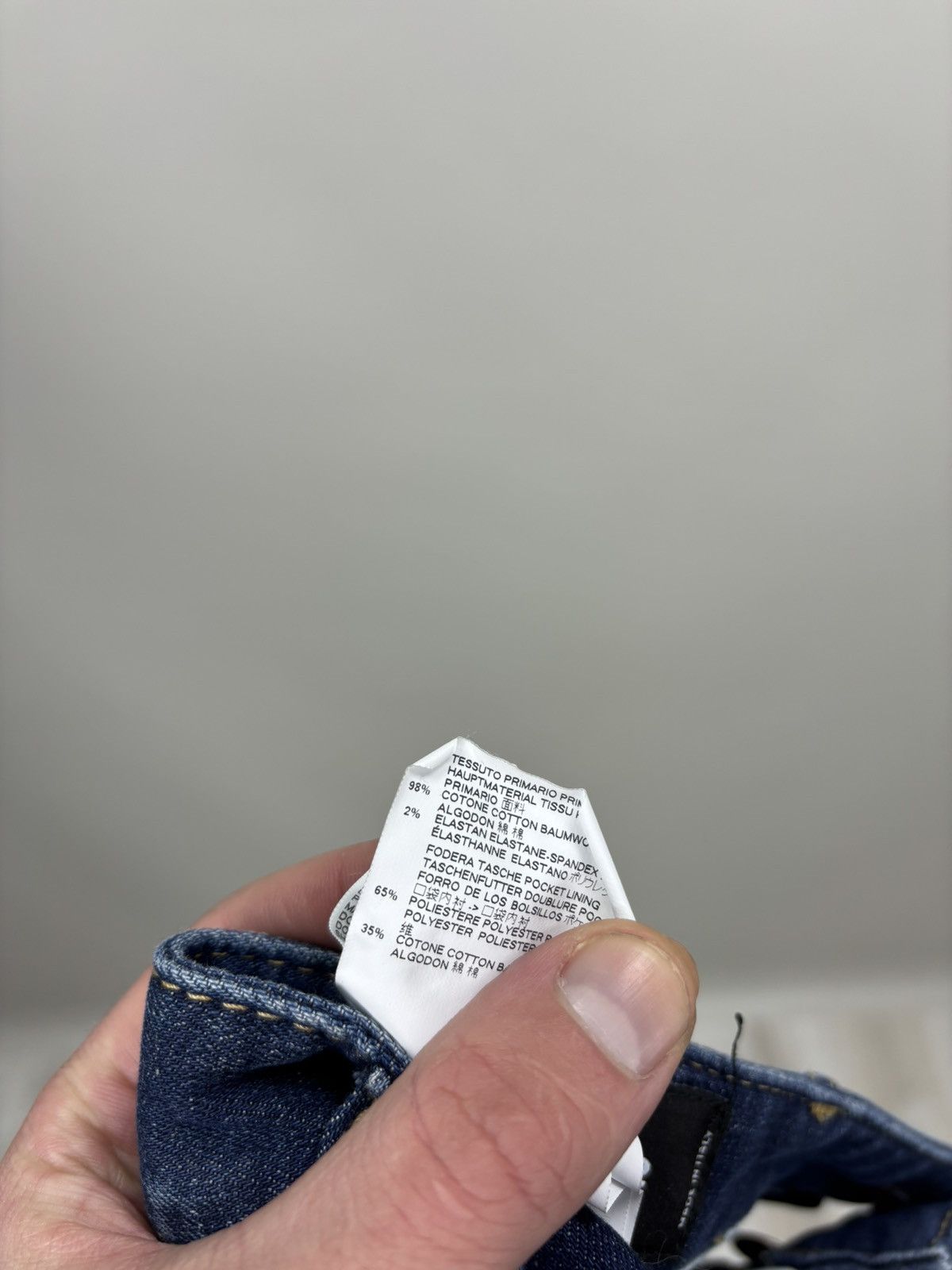 Dsquared2 Mens jeans Dsquared2 Size 52 Color Blue Size US 33 - 9 Thumbnail