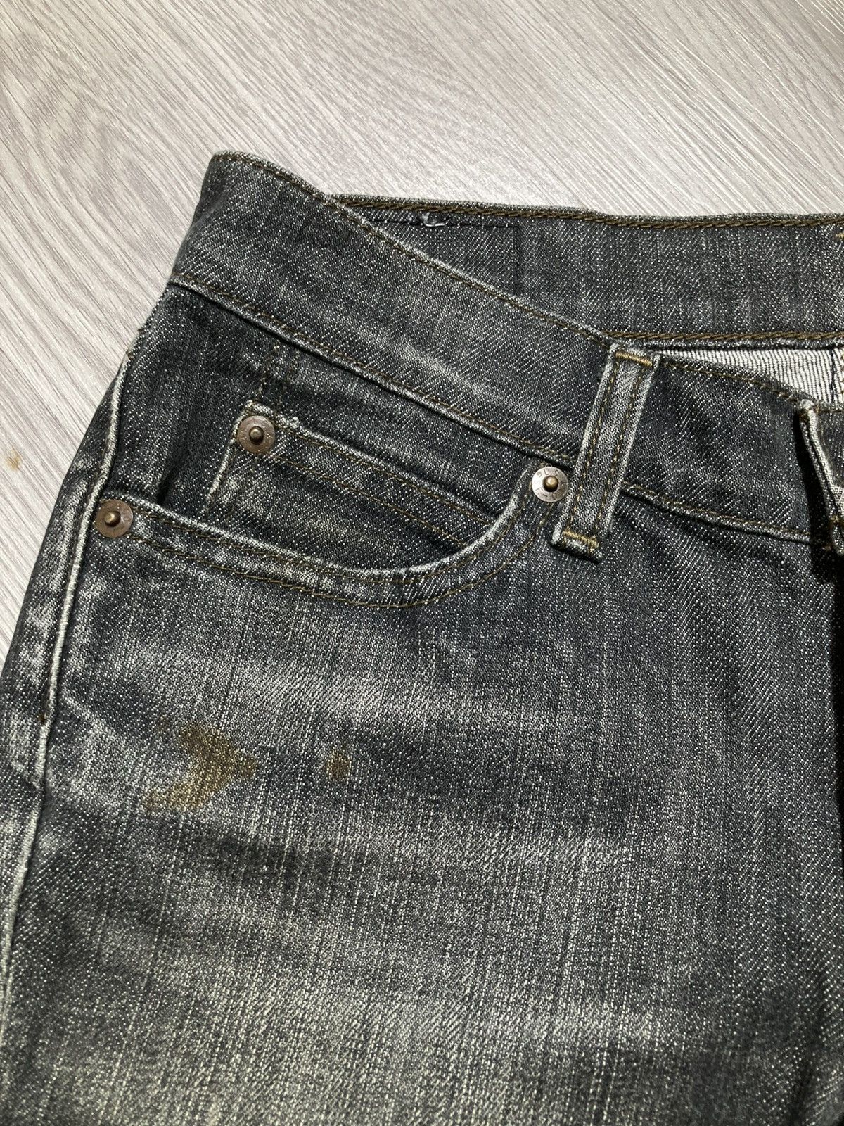 Levi's Vintage Clothing 1990s Vintage Levis Clawmark Denim Pants Hedi Slimane Style Size US 27 - 9 Thumbnail