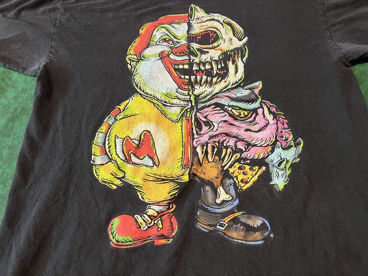Mishka × Vintage Ron English Mishka Ronald Mcdonald TShirt Vinyl Art Kidrobot Size US M / EU 48-50 / 2 - 2 Thumbnail