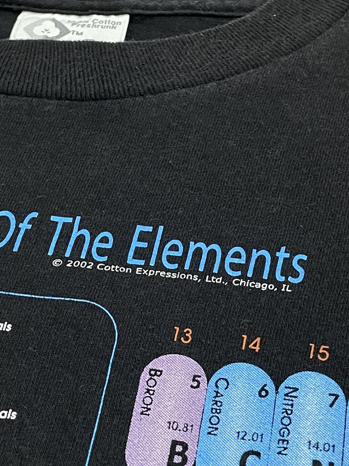 Vintage Periodic Table of The Element Vintage Y2K Chicago Expression Size US S / EU 44-46 / 1 - 11 Thumbnail
