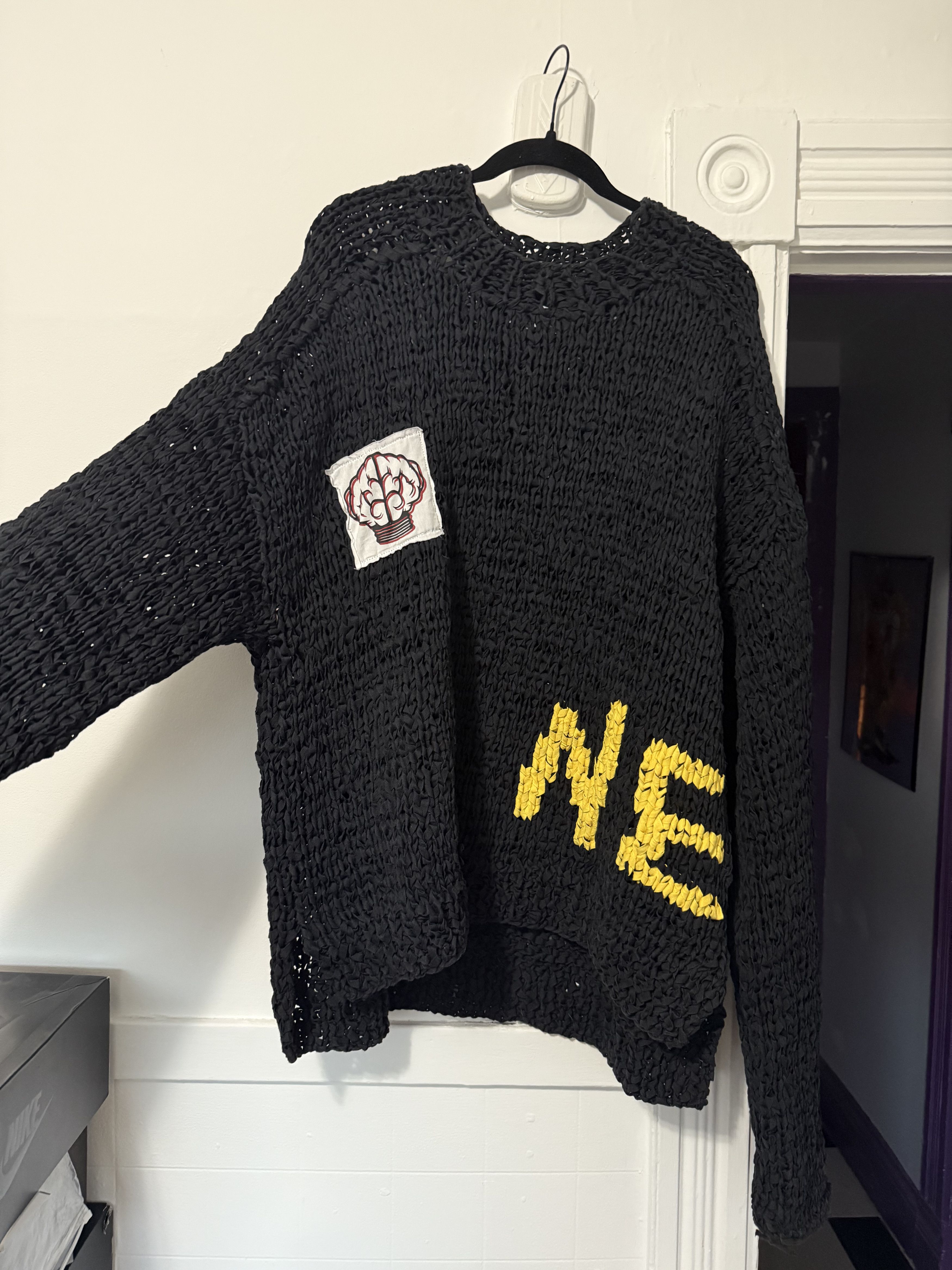 Ambush Design AMBUSH Oversized Destroy Damage Wool Knit | Grailed