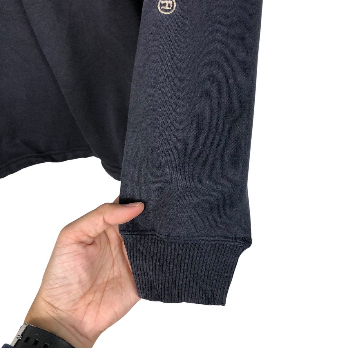 Kangol 📌Vintage Half Zipper Collage Sweatshirt Kangol Size US L / EU 52-54 / 3 - 12 Thumbnail