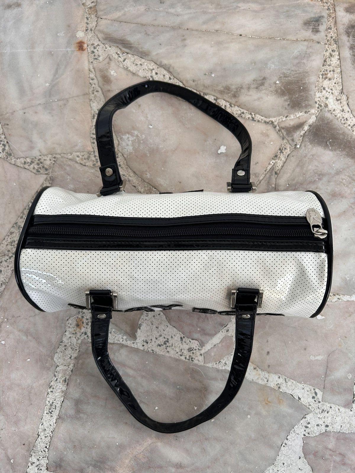 Playboy Playboy Black and white logo duffel bag Size ONE SIZE - 3 Thumbnail