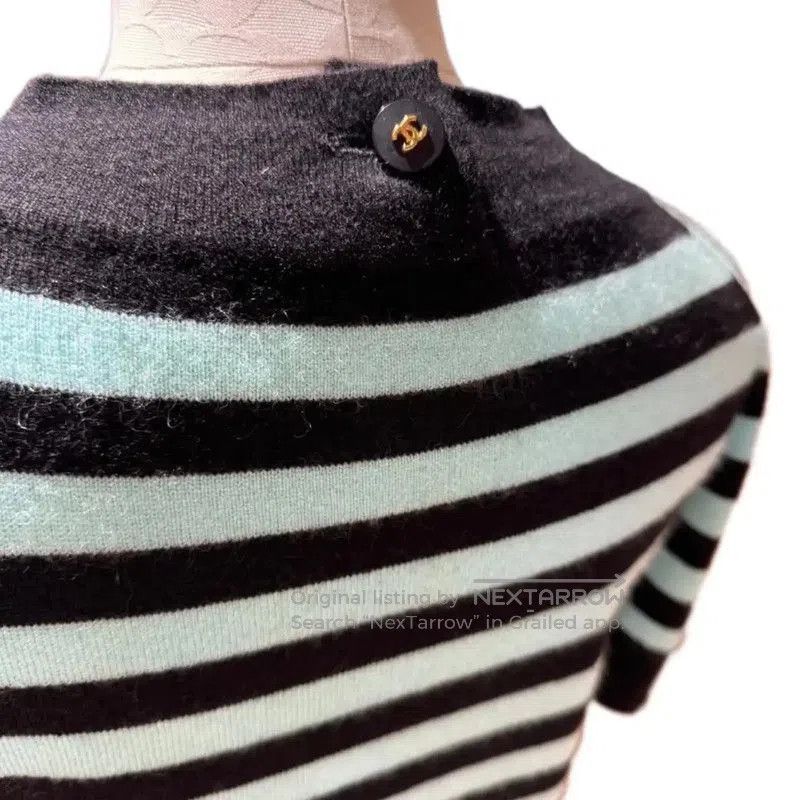 Chanel Chanel Oversized Color-Blocked Cashmere Cardigan . Size M / US 6-8 / IT 42-44 - 6 Thumbnail