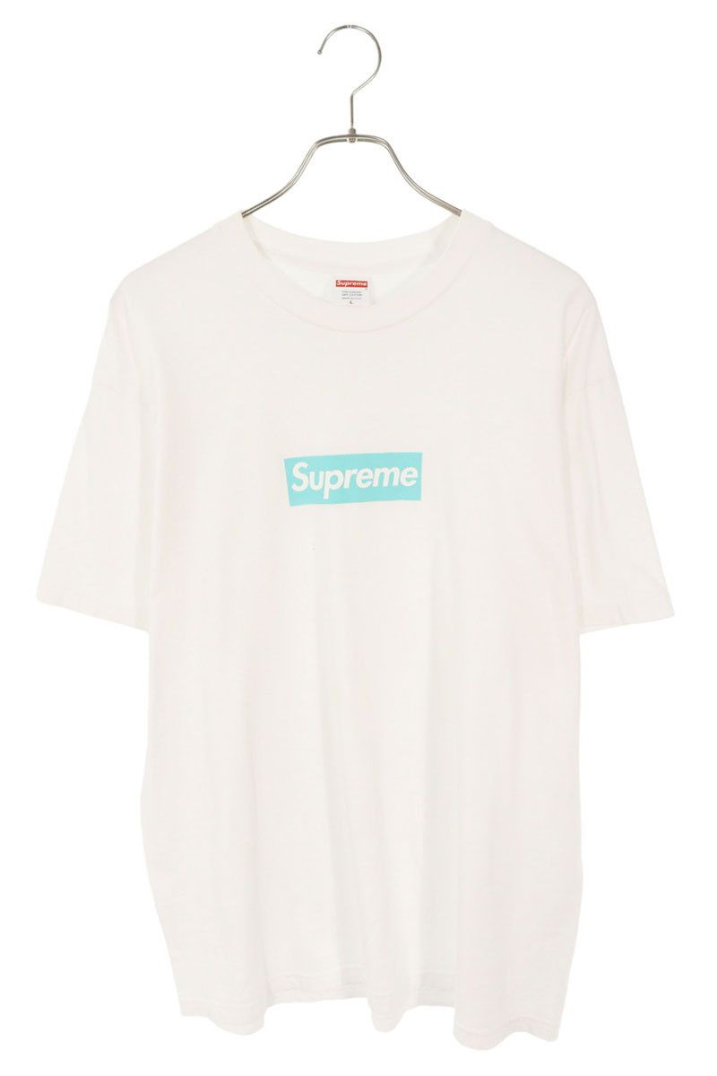 Supreme × Tiffany & Co. Supreme Tiffany Box Logo BOGO Tee Large