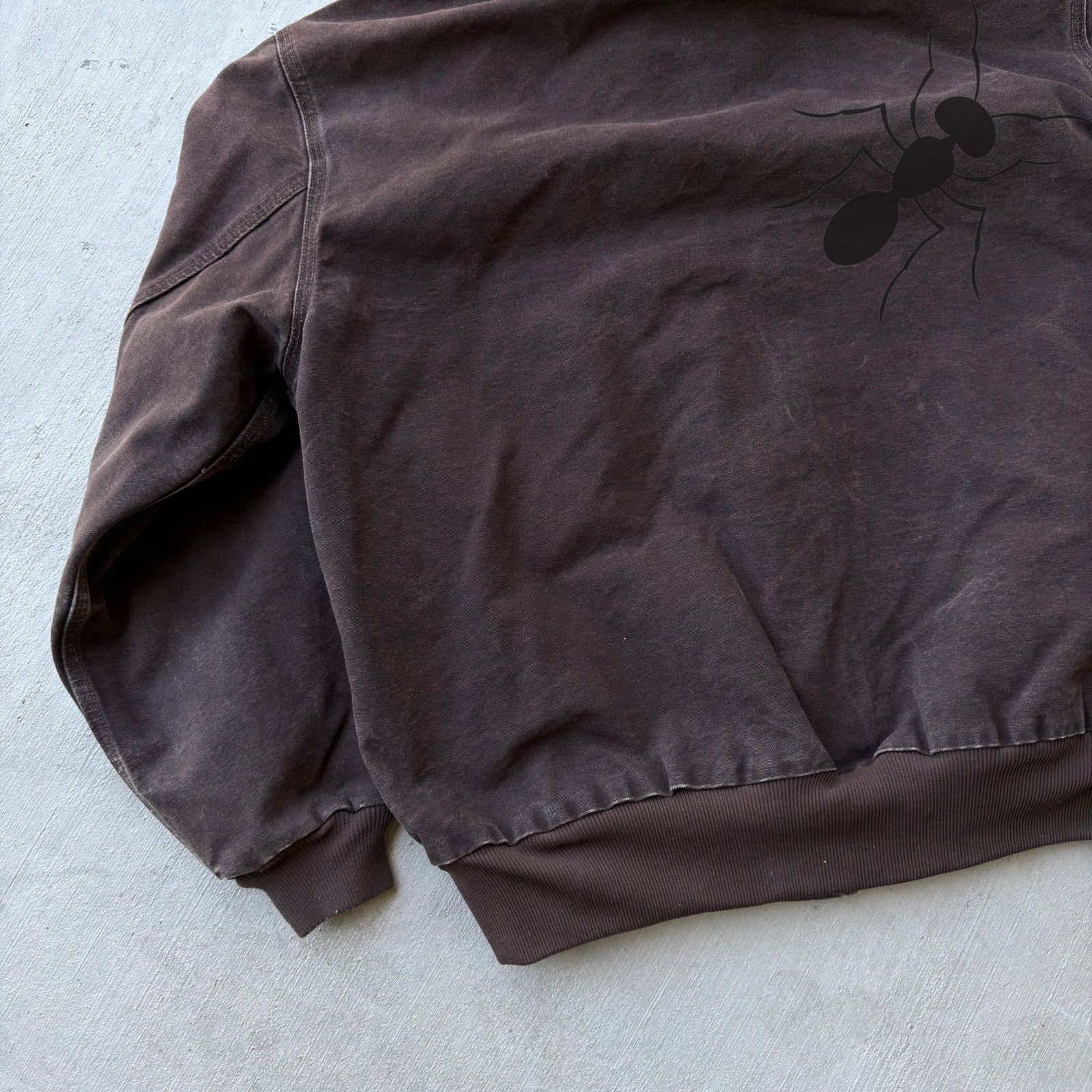 Carhartt × Vintage Carhartt J25 DKB brown active hooded work wear jacket Size US XL / EU 56 / 4 - 7 Thumbnail