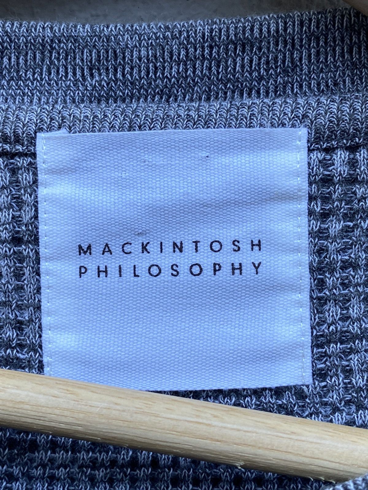 Mackintosh Mackintosh Philosophy Sandy Gray Waffle Heavy Cotton LS Size US M / EU 48-50 / 2 - 3 Thumbnail