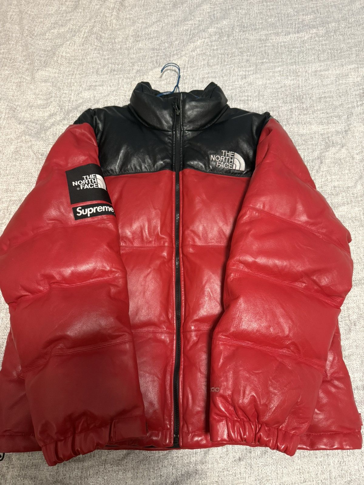 ジャケット・アウター Supreme North Face Leather Nuptse Supreme The North Face Leather Nuptse Jacket | Grailed