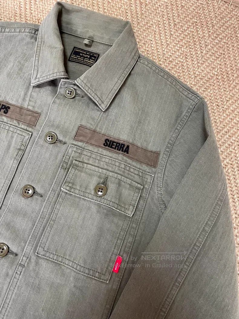 Wtaps Wtaps Washable workwear herringbone shirt jacket Size US S / EU 44-46 / 1 - 2 Thumbnail
