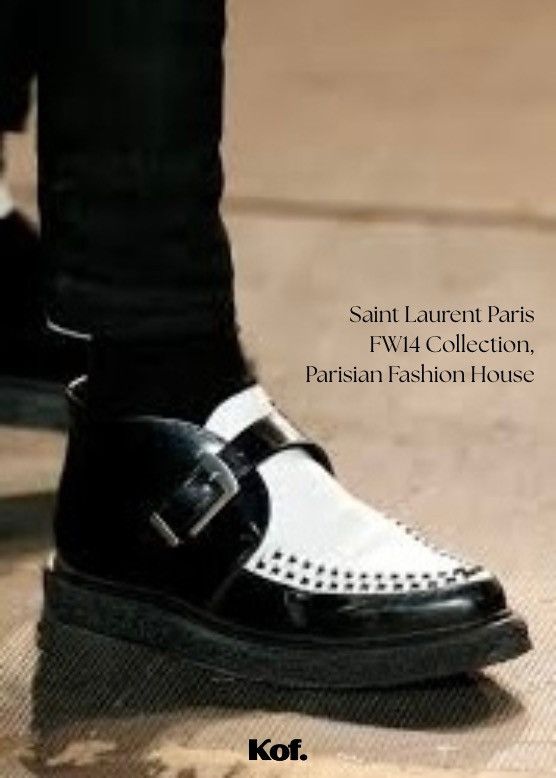 Hedi Slimane Saint Laurent Paris - Hedi Slimane FW14 Buckle Creepers Size US 7.5 / EU 40-41 - 12 Thumbnail