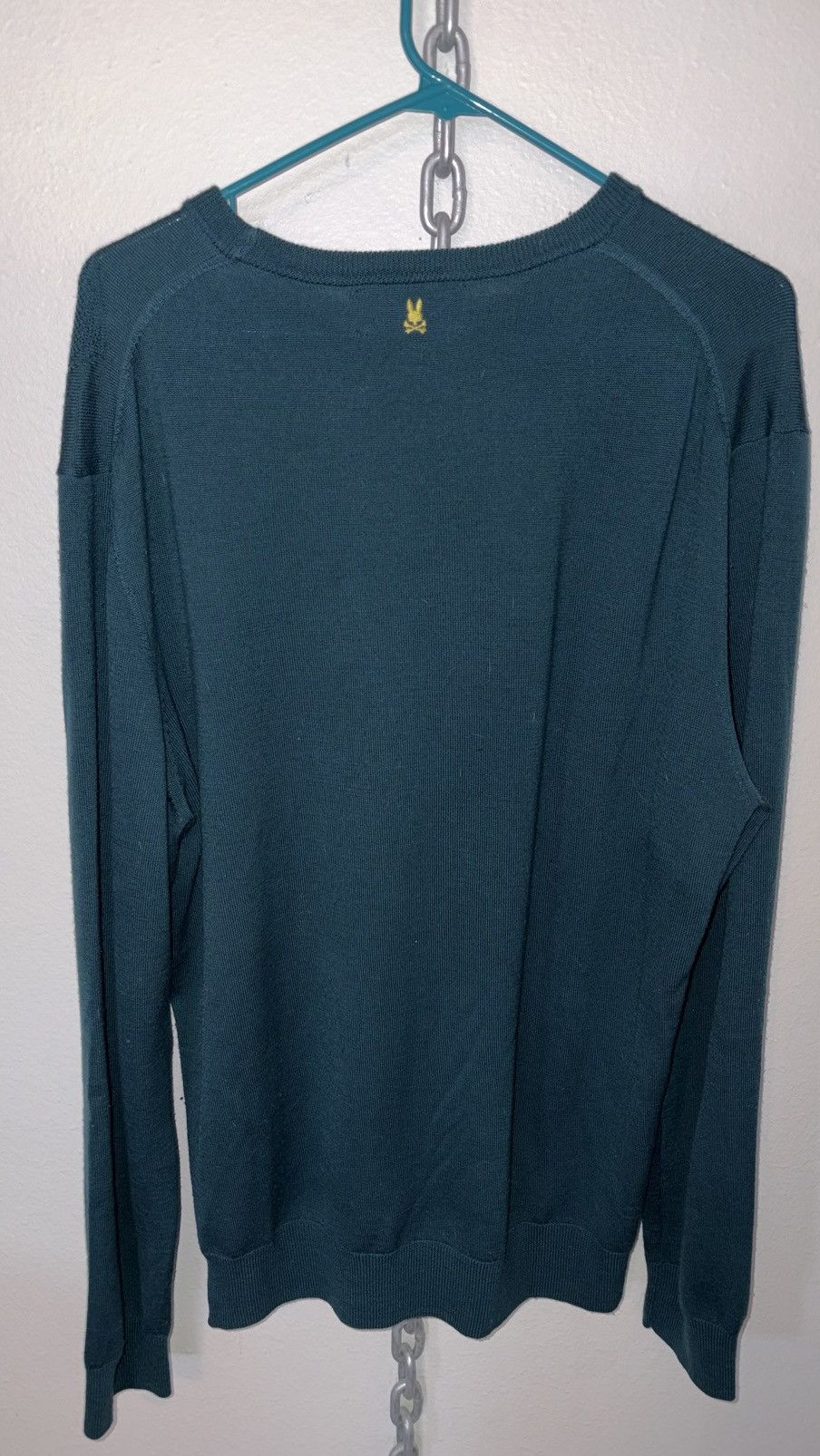 Psycho Bunny Psycho Bunny Green Wool Sweater Size US XL / EU 56 / 4 - 2 Thumbnail