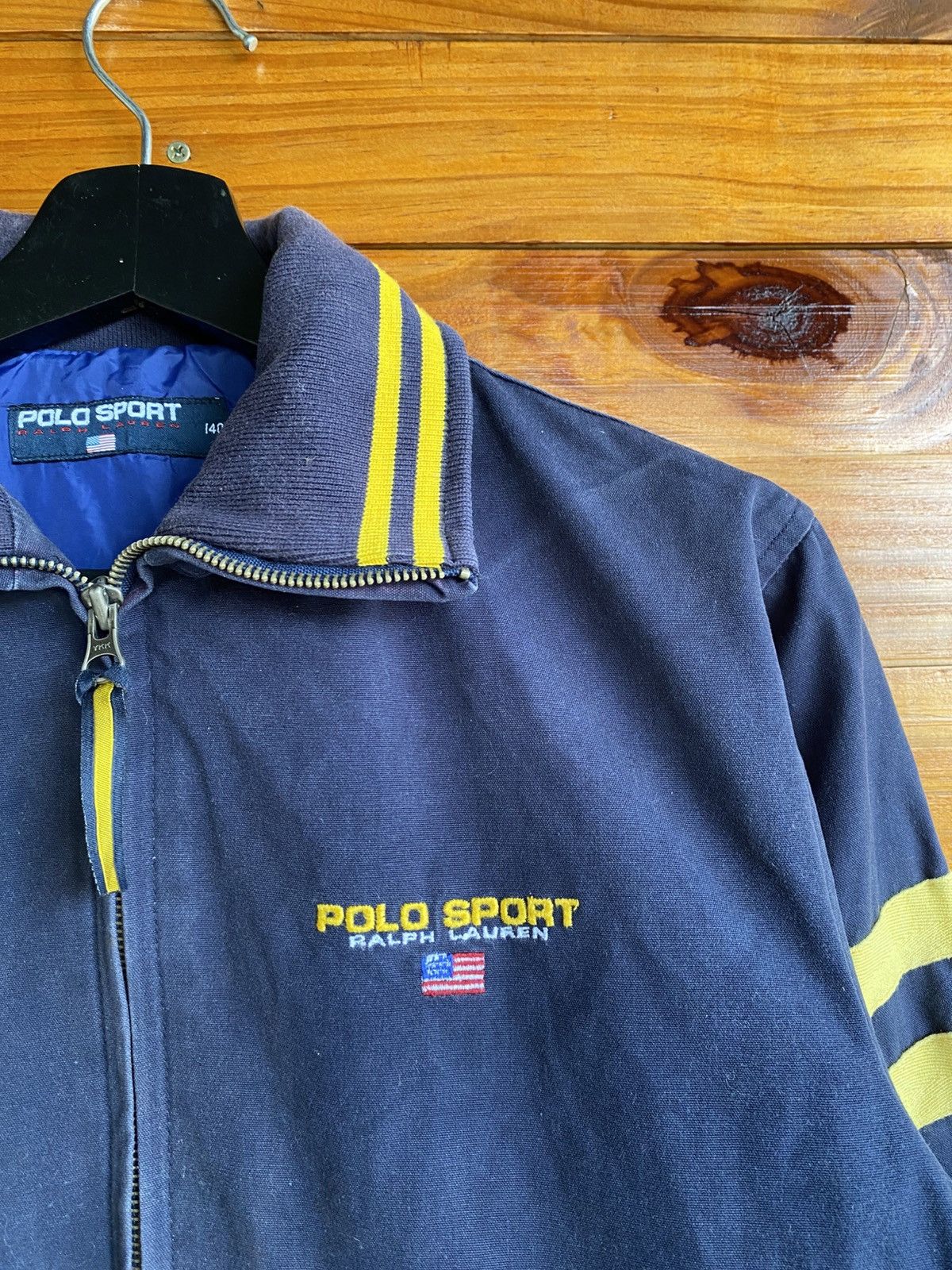Polo Ralph Lauren Polo Sport Ralph Lauren Navy Zip Jacket – 1990s Sportswear Size US XS / EU 42 / 0 - 7 Thumbnail