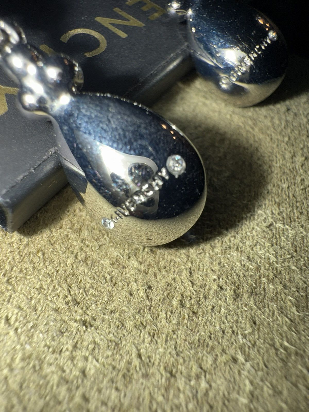Givenchy Givenchy double-drop Crystal earrings, Rhodium Blue/Silver.. Size ONE SIZE - 11 Thumbnail