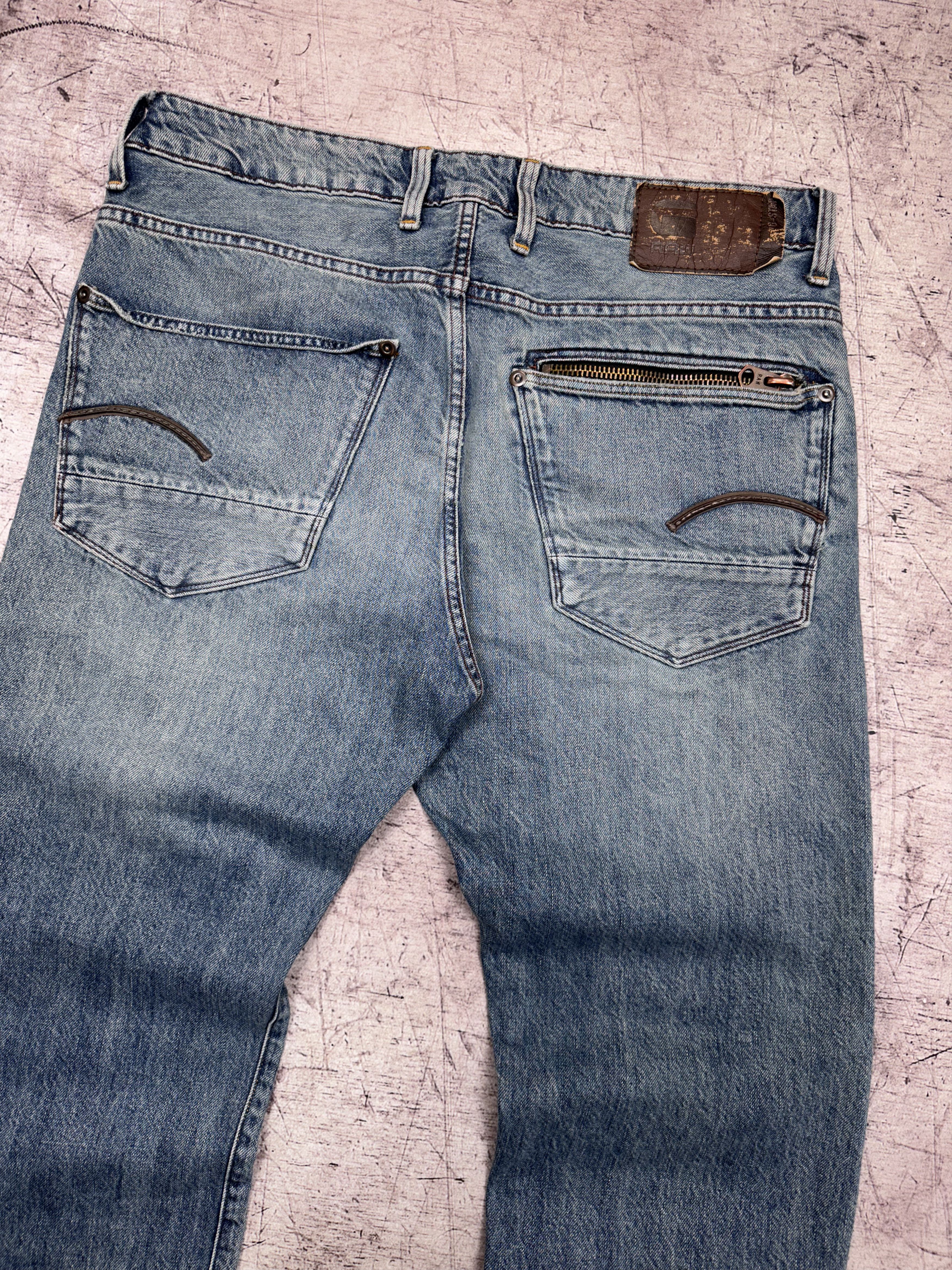 G-Star G Star Raw Attacc Straight Mens Denim Pants Jeans Size US 34 / EU 50 - 7 Thumbnail