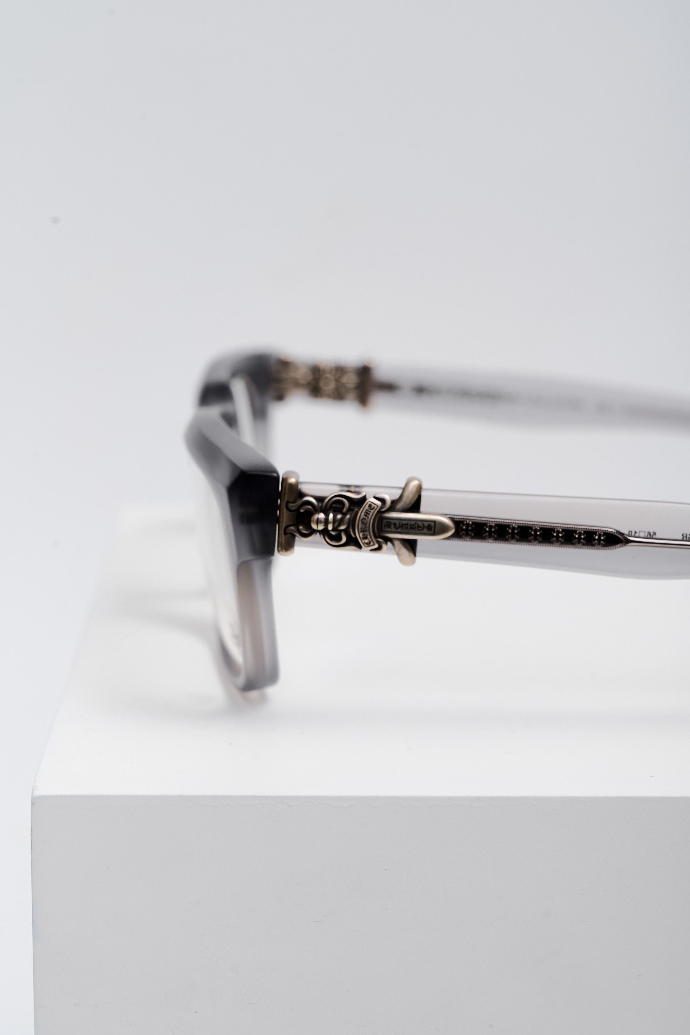 Chrome Hearts CHROME HEARTS VAGILLIONAIRE II MATTE GRAPHITE GLASSES Size ONE SIZE - 7 Thumbnail
