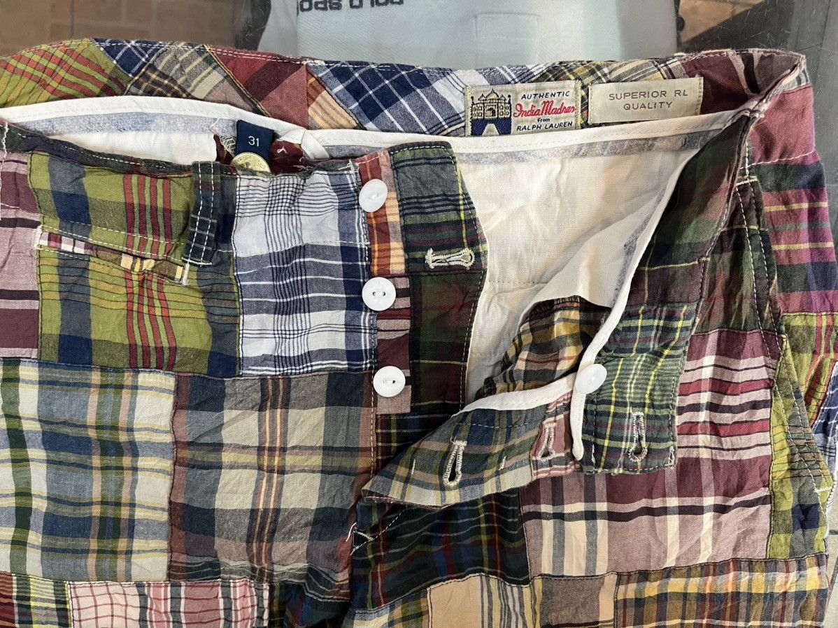 Polo Ralph Lauren Polo by Ralph Lauren Madras Patchwork Short Pants Size US 33 - 6 Thumbnail